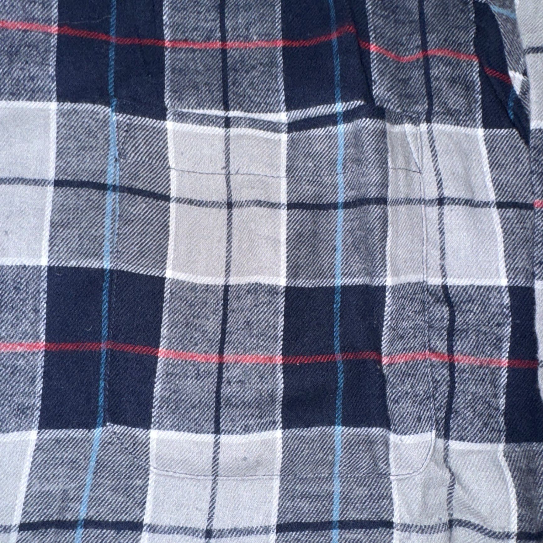 Vintage VINTAGE John Ashford Flannel Button-Up XL Blue Mens Shirt Size US XL / EU 56 / 4 - 3 Thumbnail