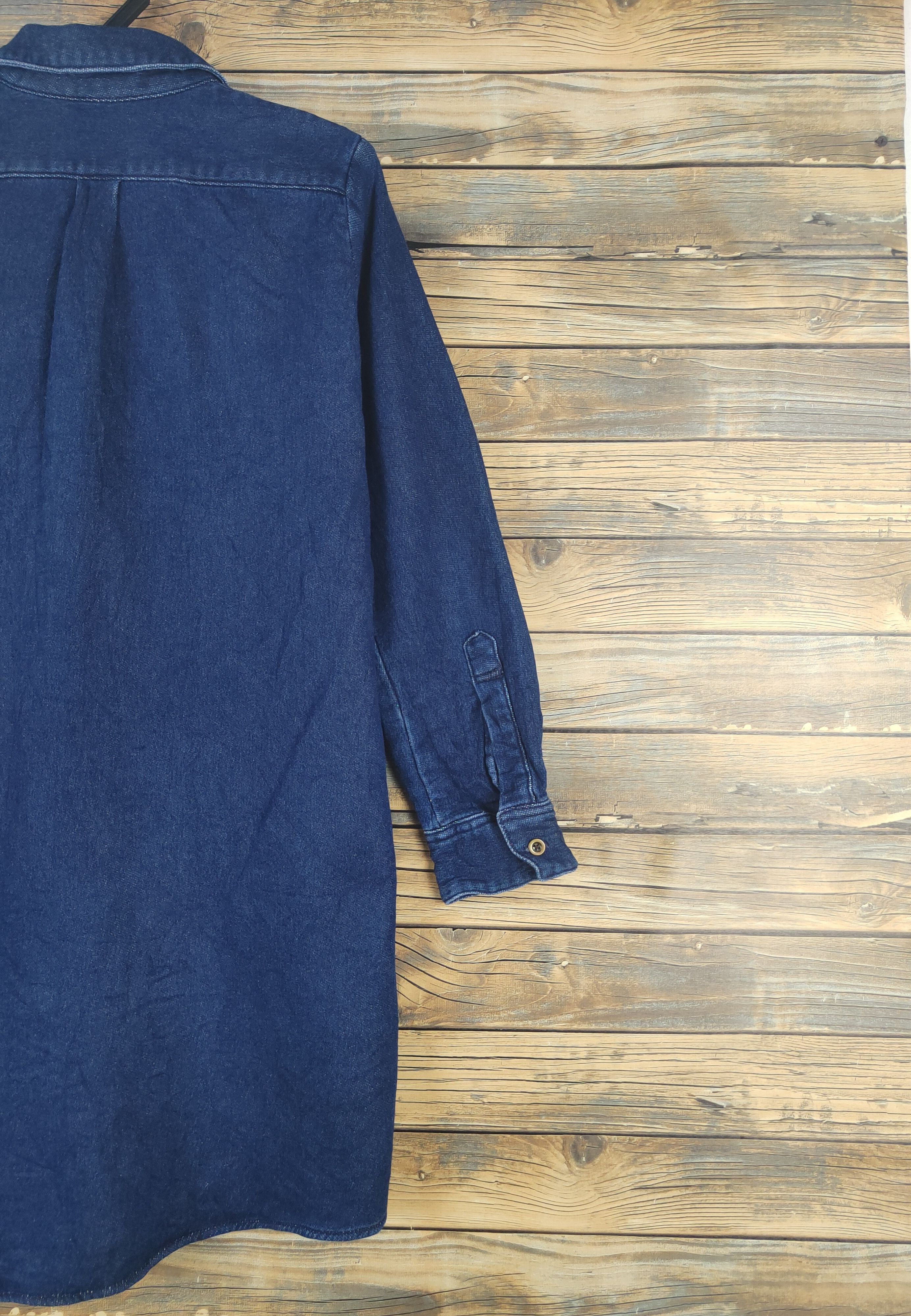 Japanese Brand × Vintage DoClasse Blue Button Up Denim Shirts Size M / US 6-8 / IT 42-44 - 9 Thumbnail