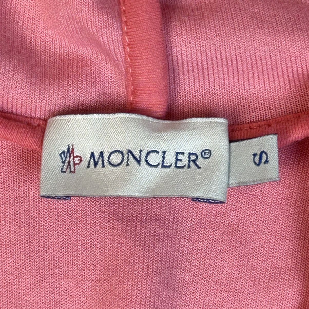 Moncler Moncler W v-neck pink hoodie Size S / US 4 / IT 40 - 11 Thumbnail