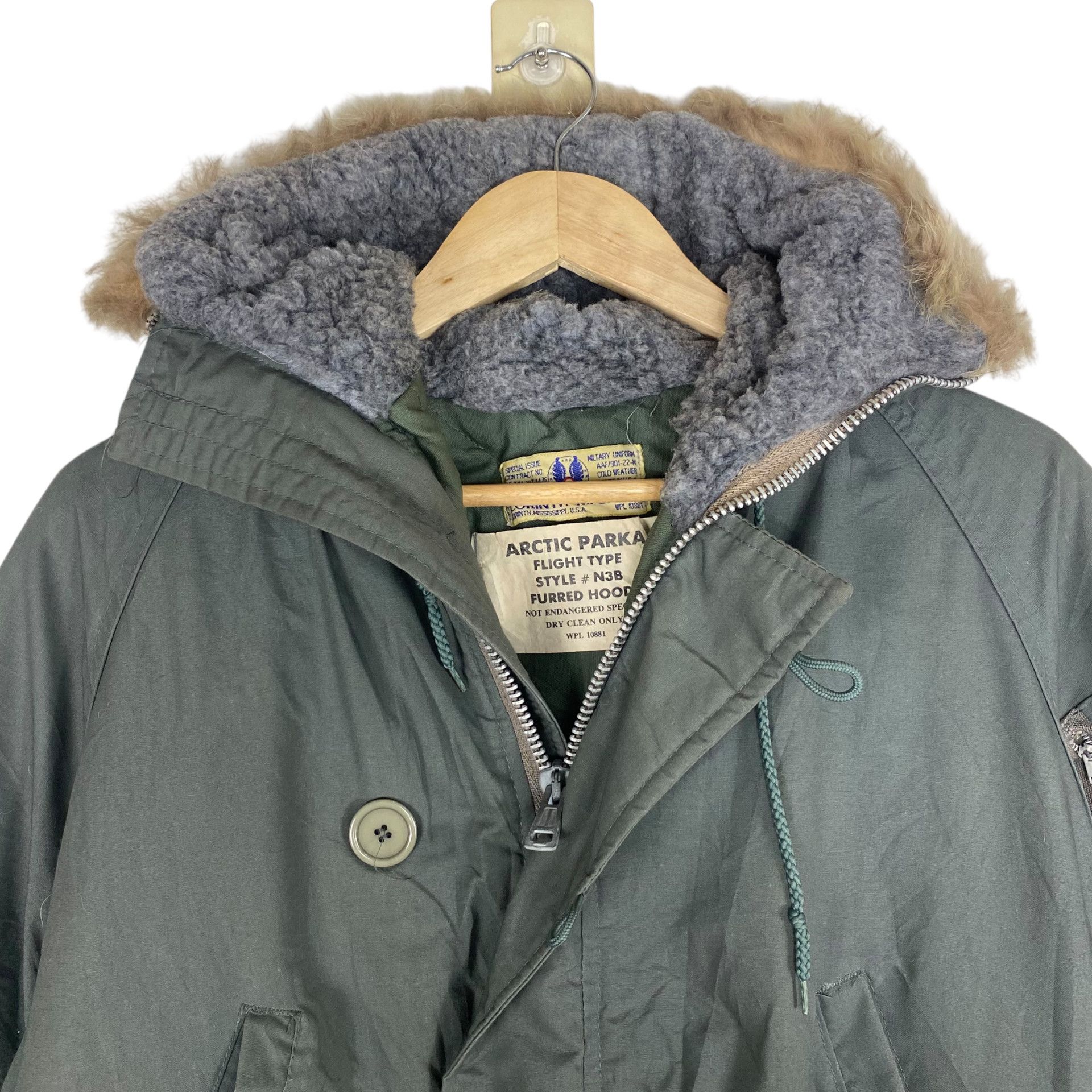 Vintage 💥 CORINTH MFG TYPE N3B MILITARY PARKA JACKET Size US M / EU 48-50 / 2 - 6 Thumbnail