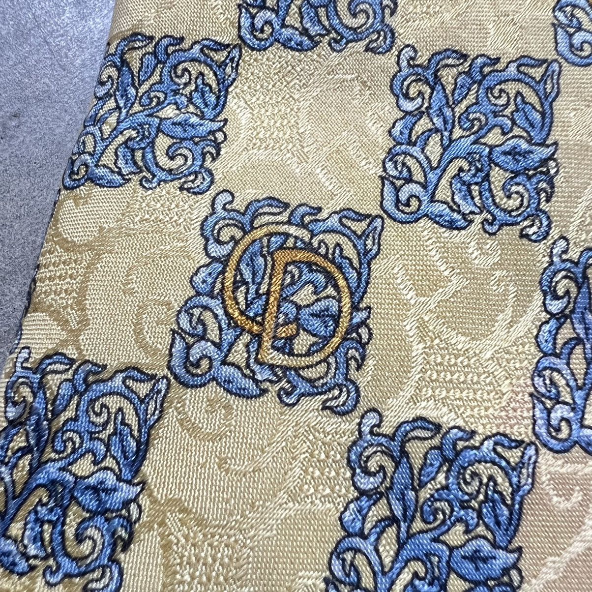 Dior Vintage 90s Christian Dior Paris Silk Ties Size ONE SIZE - 4 Thumbnail