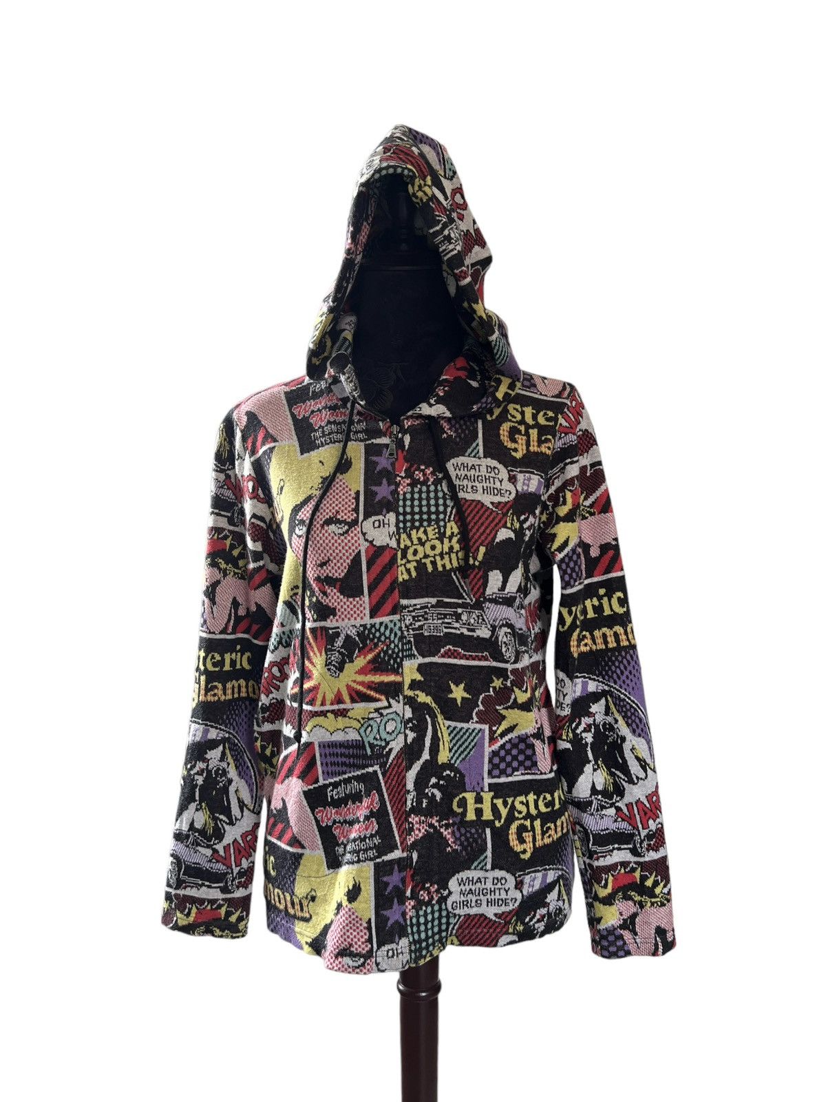 Hysteric Glamour Hysteric Glamour Overprint Zipper Hoodie Size S / US 4 / IT 40 - 14 Thumbnail