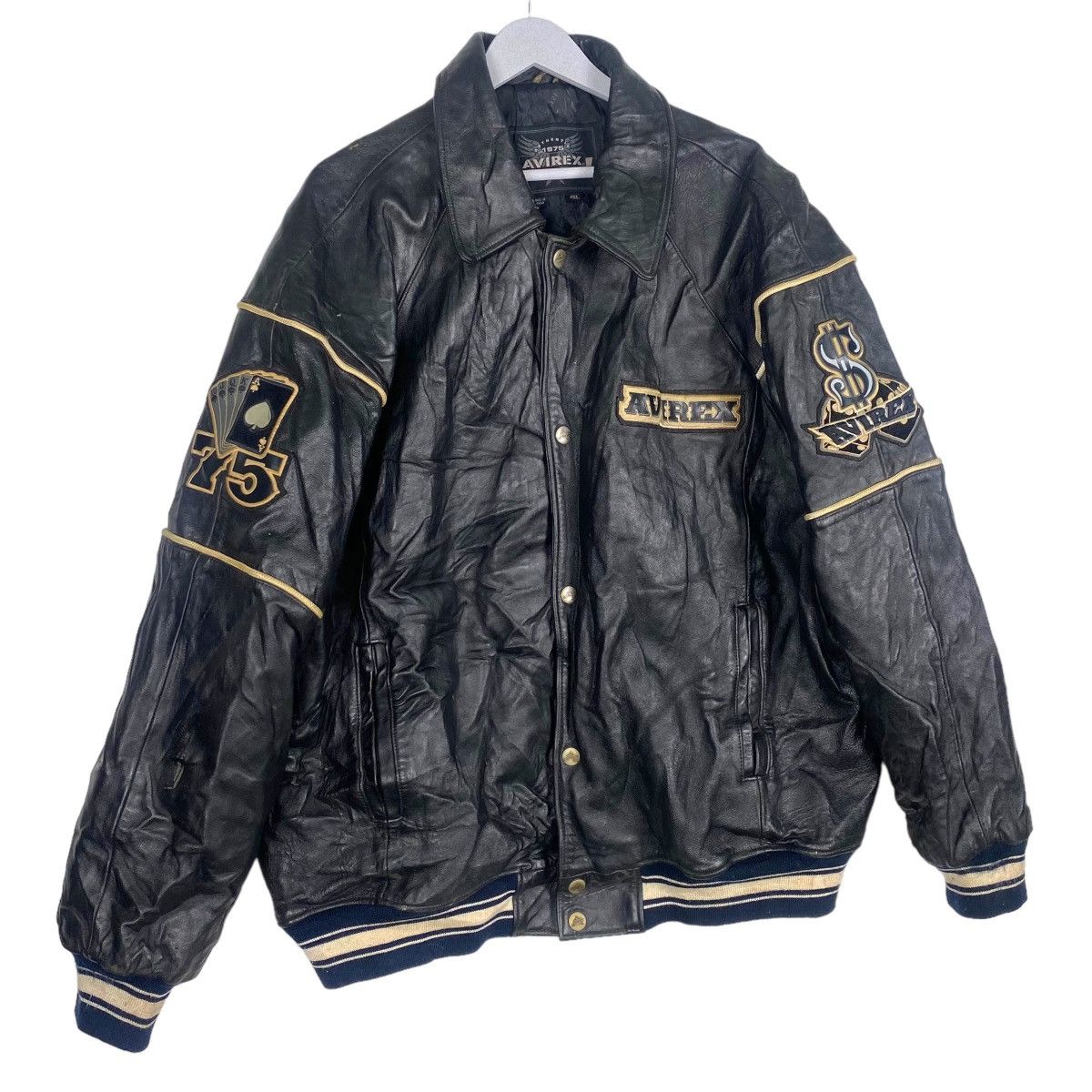 Avirex 💥 VINTAGE AVIREX VARSITY ALLSTAR HI-ROLLER VARSITY JACKET Size US XXL / EU 58 / 5 - 3 Thumbnail