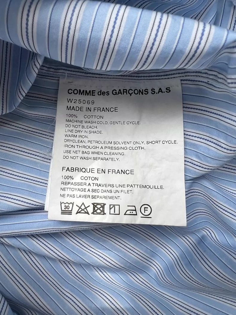 Comme des Garcons Comme Des Garcons Long Sleeve Shirt Jacket Top Size S / US 4 / IT 40 - 8 Thumbnail