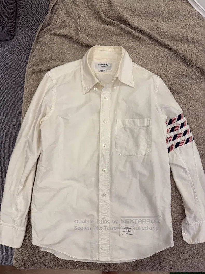 Thom Browne Thom Browne Striped buttoned long-sleeve shirt Size US S / EU 44-46 / 1 - 2 Thumbnail