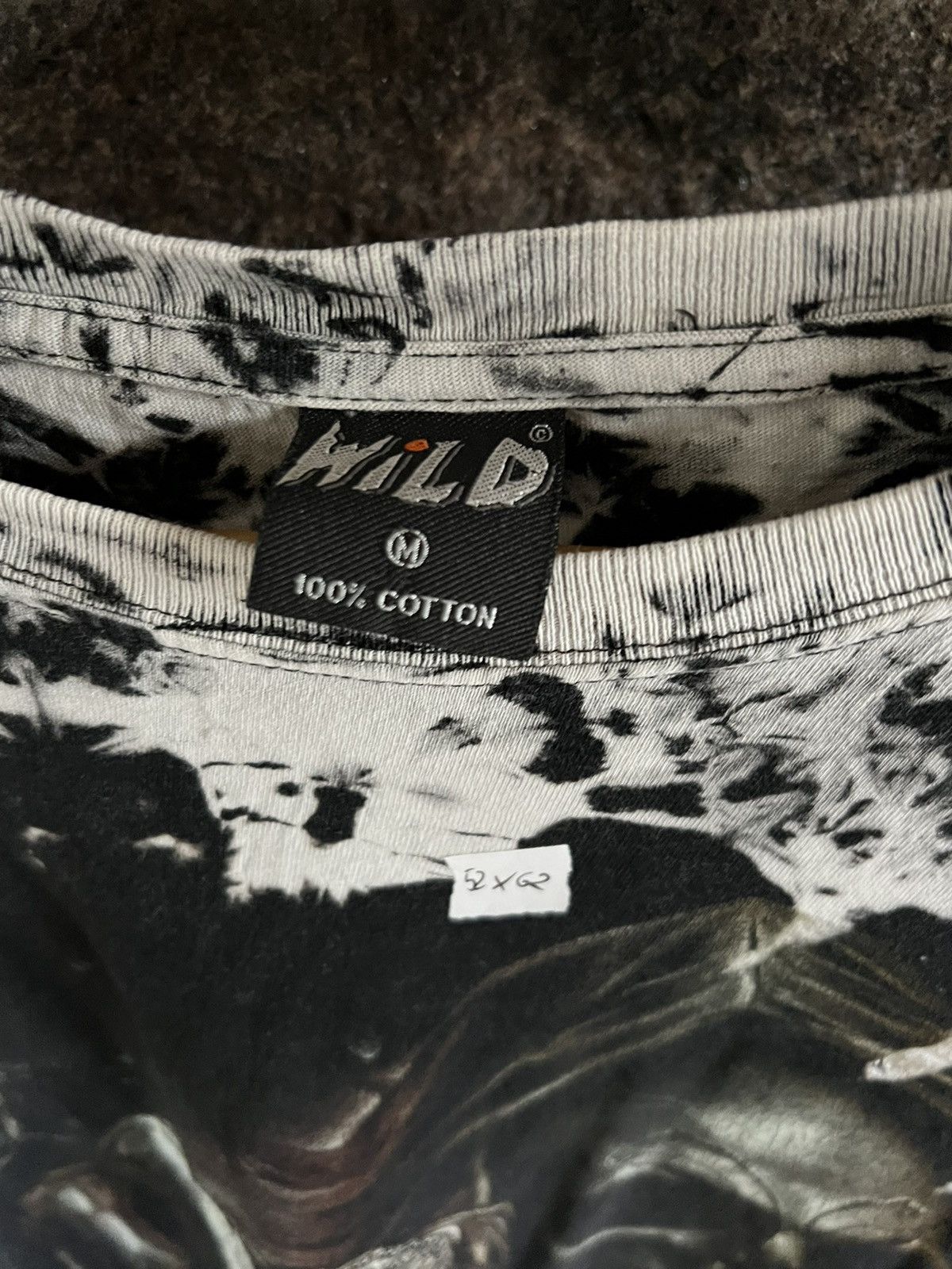 Affliction × Designer Full print t-shirt tee Tis , dark side, ghost M Size US M / EU 48-50 / 2 - 7 Thumbnail
