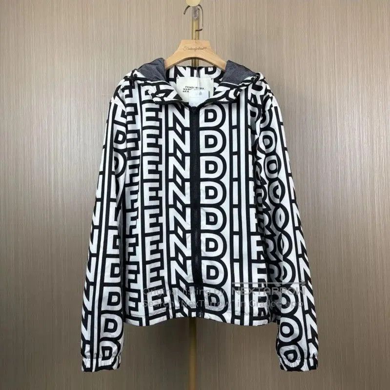 Fendi Fendi Color Block Nylon Spring Jacket . Size XXL / US 16-18 / IT 52-54 - 1 Thumbnail