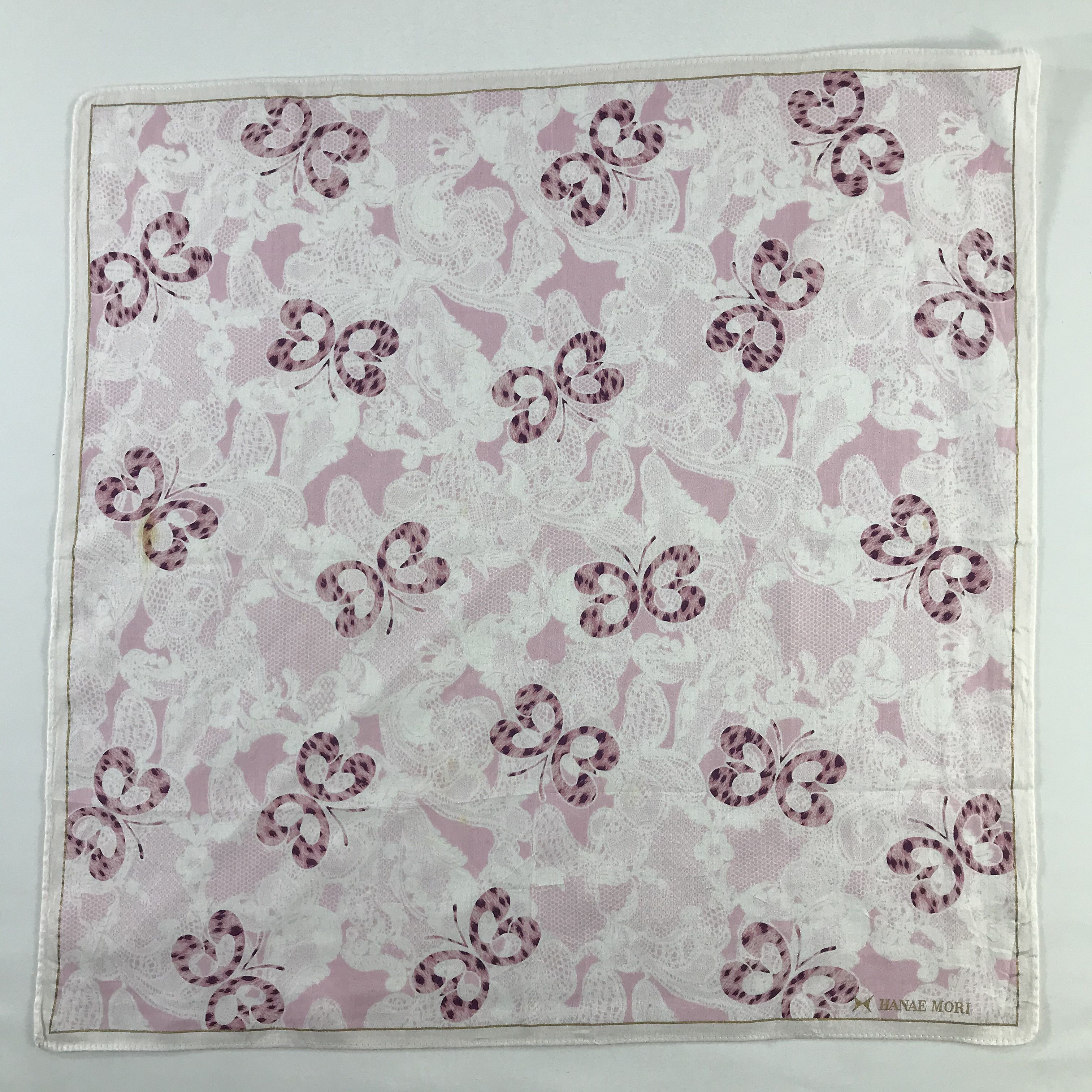 Hanae Mori × Vintage Hanae Mori Bandana / Handkerchief / Neckerchief - S893 Size ONE SIZE - 1 Thumbnail