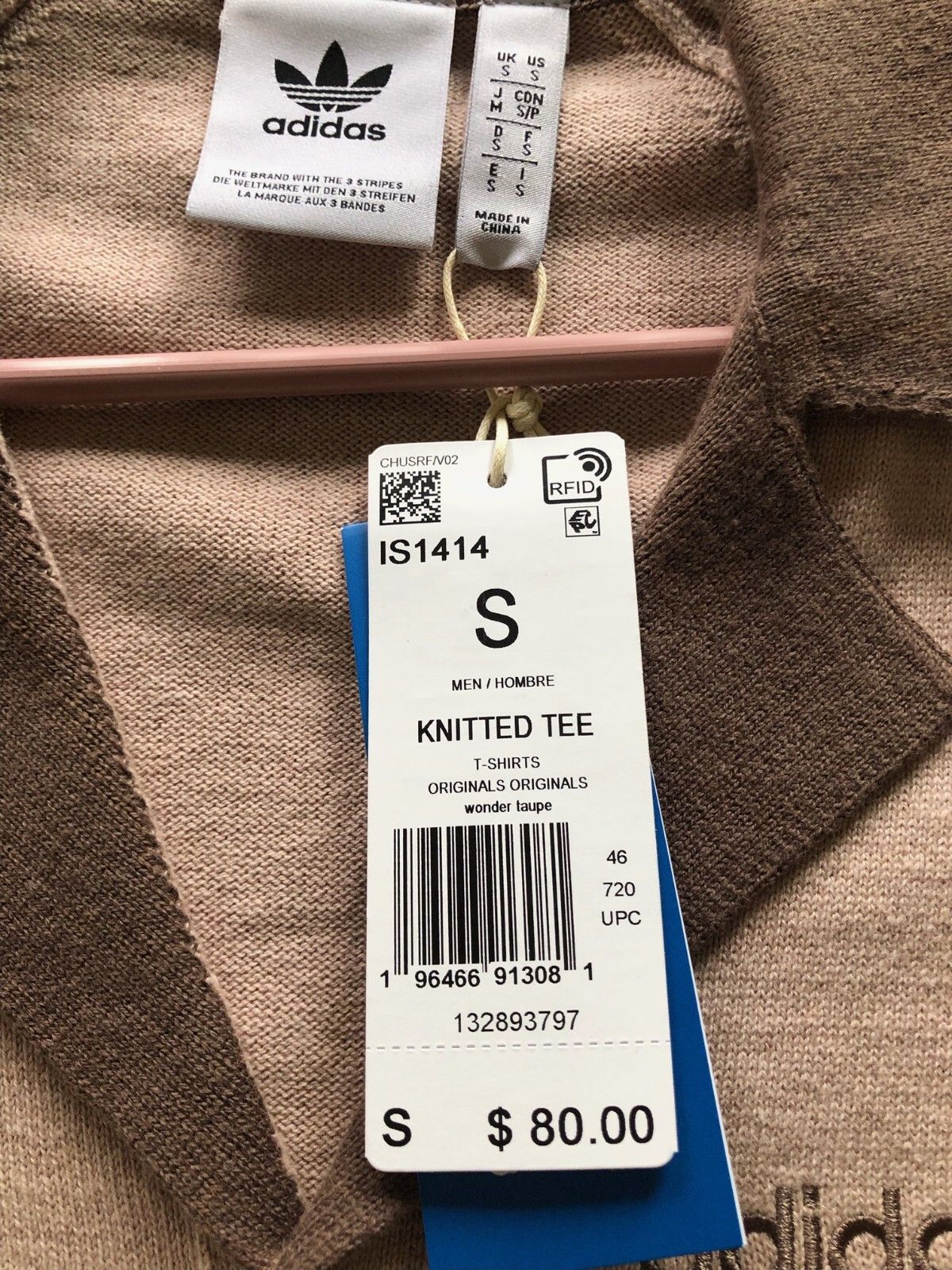 Adidas Adidas Originals Premium Knitted Striped Polo Tee - IS1414 Size US S / EU 44-46 / 1 - 2 Thumbnail