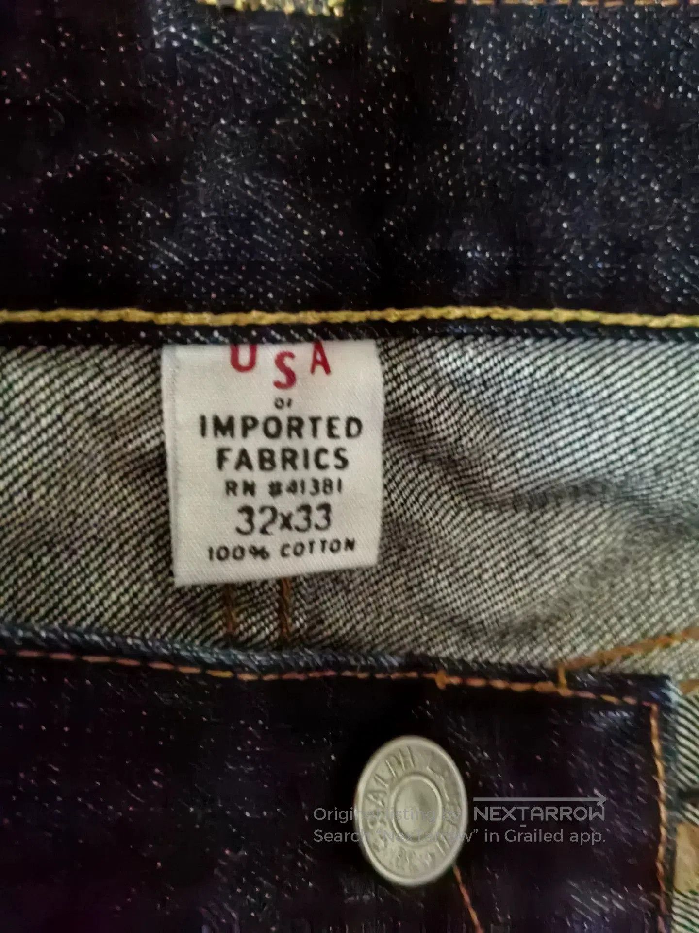 RRL Ralph Lauren RRL Ralph Lauren Vintage Raw Denim Jeans. Size US 32 / EU 48 - 3 Thumbnail