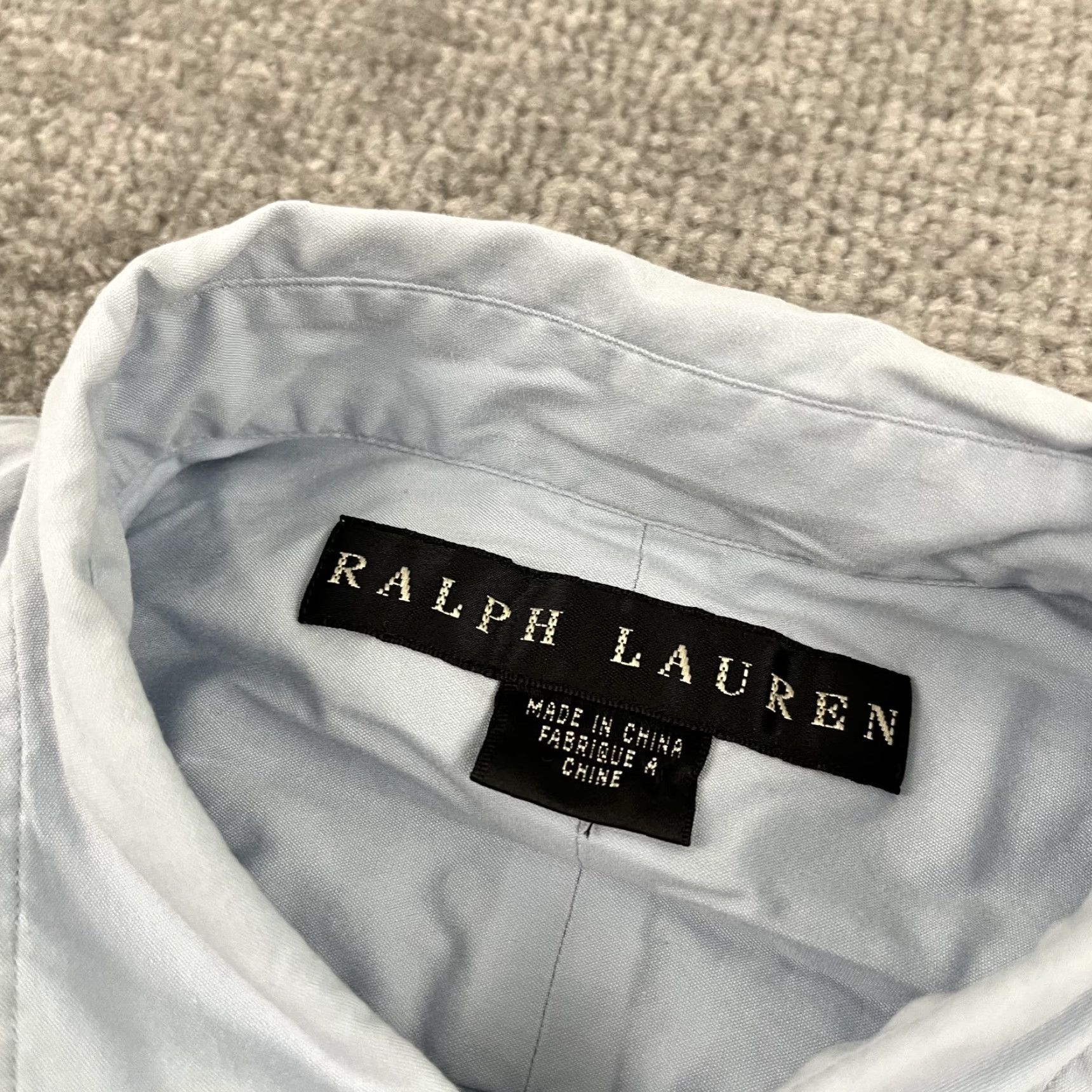 Ralph Lauren Ralph Lauren Black Label Button Up Shirt Womens Size 8 Light Blue Office Casual Size M / US 6-8 / IT 42-44 - 2 Thumbnail