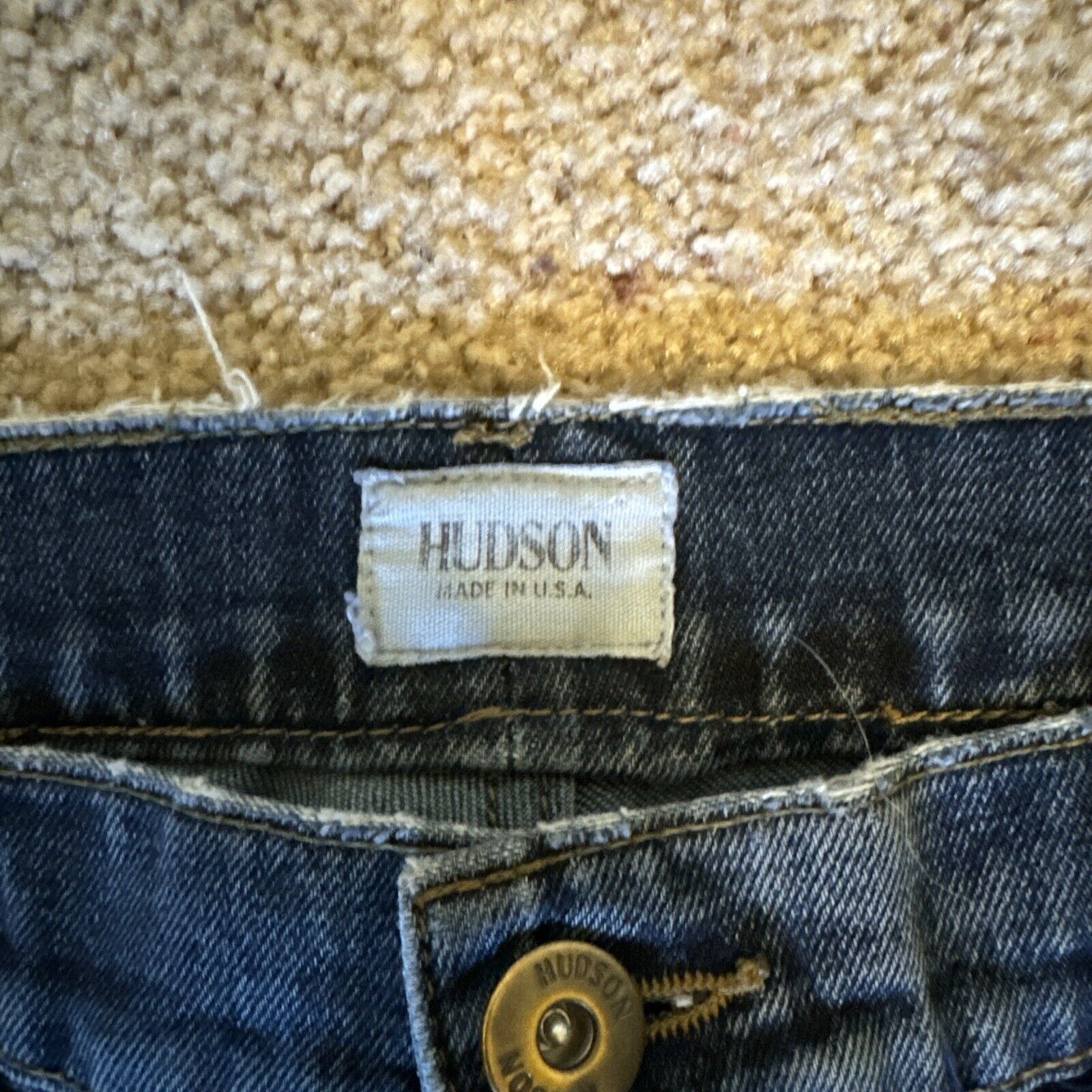 Hudson Hudson Blake Slim Straight Distressed Jeans, 36, Button Fly Size US 36 / EU 52 - 2 Thumbnail