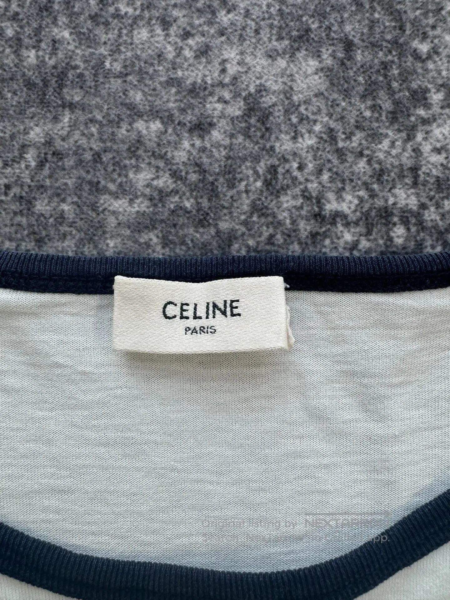 Celine CELINE White Arch Short Sleeve T-Shirt| Size M / US 6-8 / IT 42-44 - 3 Thumbnail
