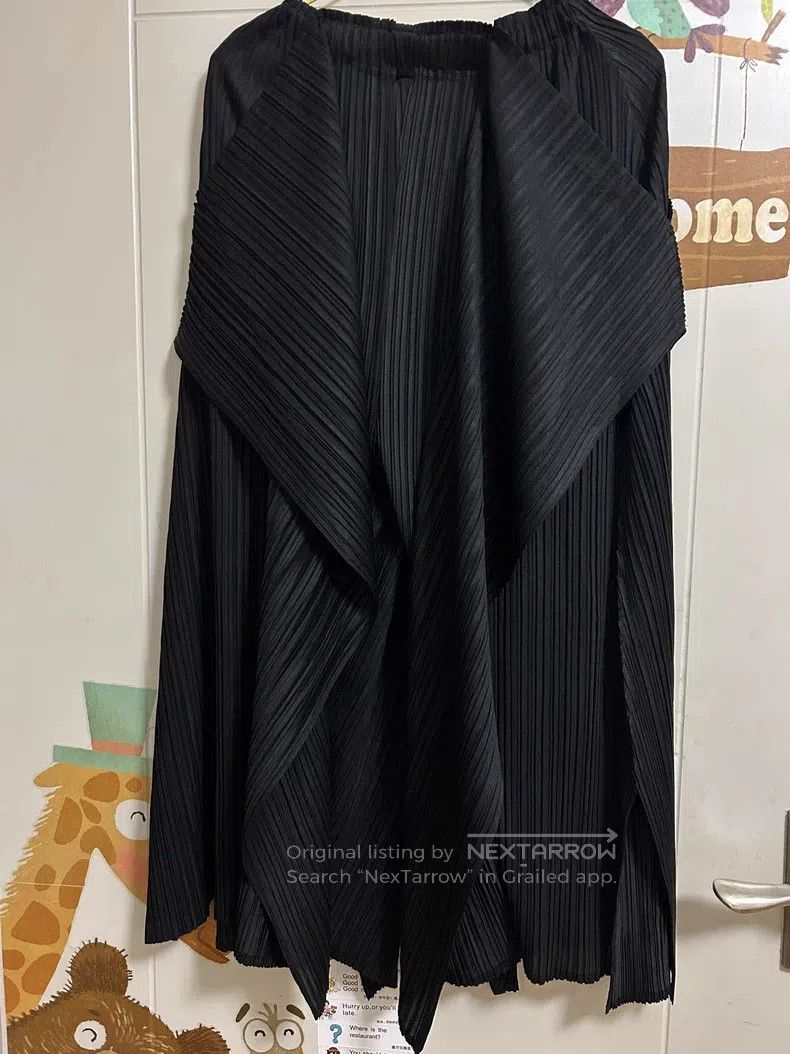 Issey Miyake Issey Miyake size:3 Black Kelp Pants Size 31" - 2 Thumbnail