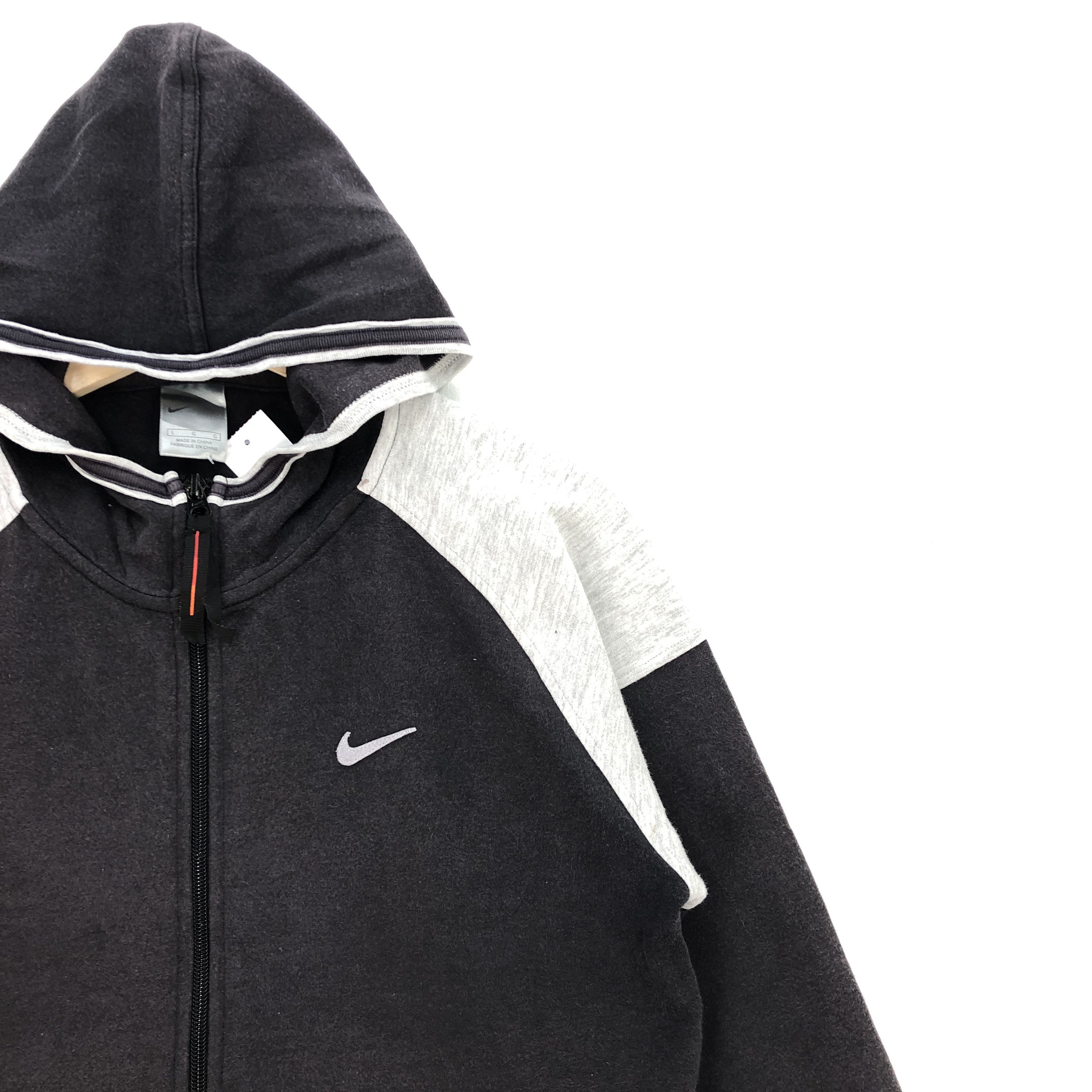 Nike × Vintage Vintage Nike Sweater Hoodie Nike Swoosh Zipper Sweatshirt Size US S / EU 44-46 / 1 - 5 Thumbnail