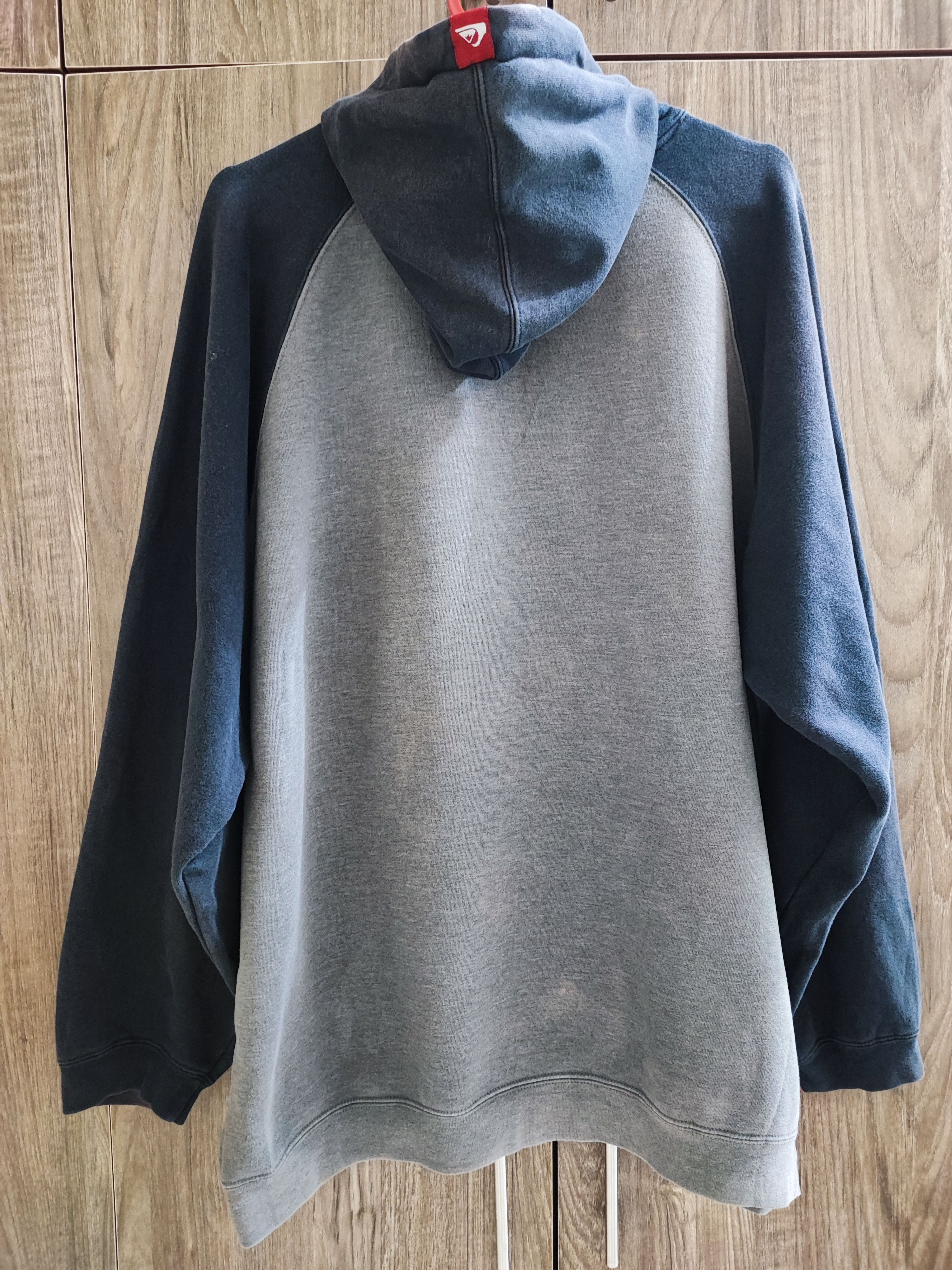 Quiksilver × Vintage Vintage Y2K Quiksilver Skate Sunfaded Baggy Boxy Hoodie Size US L / EU 52-54 / 3 - 3 Thumbnail