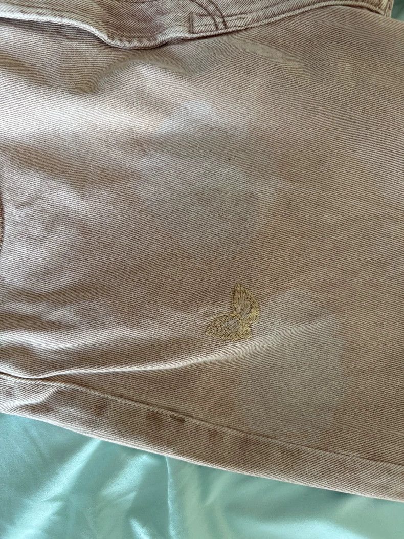 Our Legacy Our Legacy size32 Lotus root powder butterfly embroidered j Size US 32 / EU 48 - 5 Thumbnail