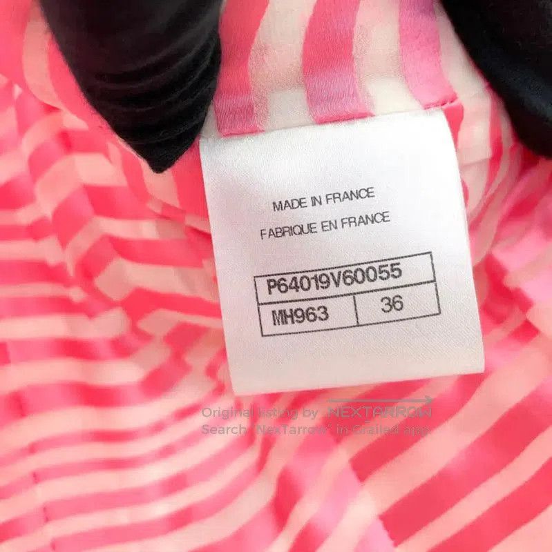 Chanel Chanel Pink Polyester Women's Jacket . Size S / US 4 / IT 40 - 8 Thumbnail