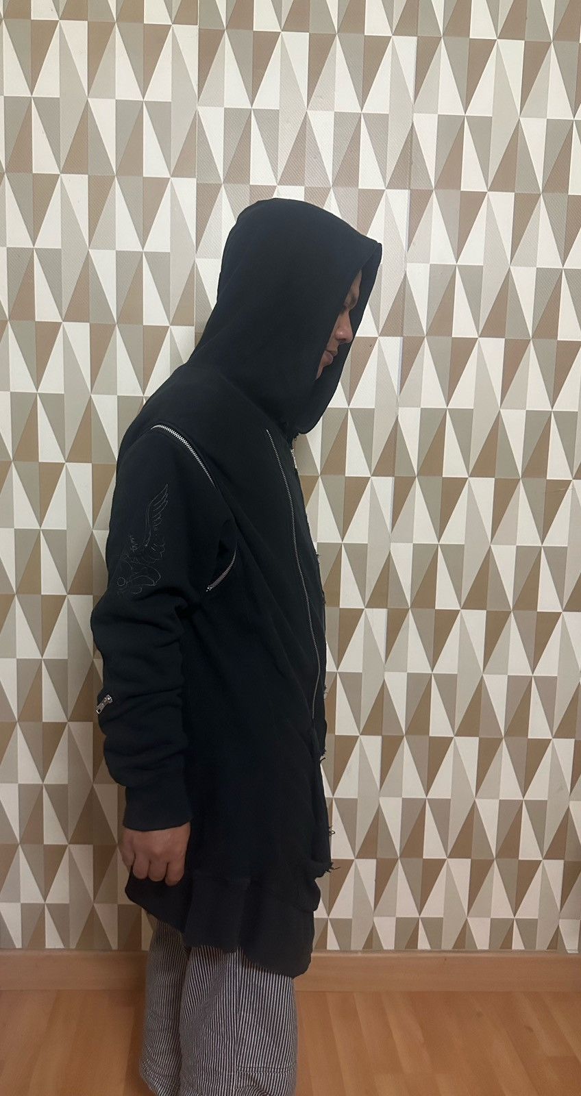 Undercover RARE ‼️ Undercover Multi Zipper Ripped Hoodie Size US M / EU 48-50 / 2 - 14 Thumbnail