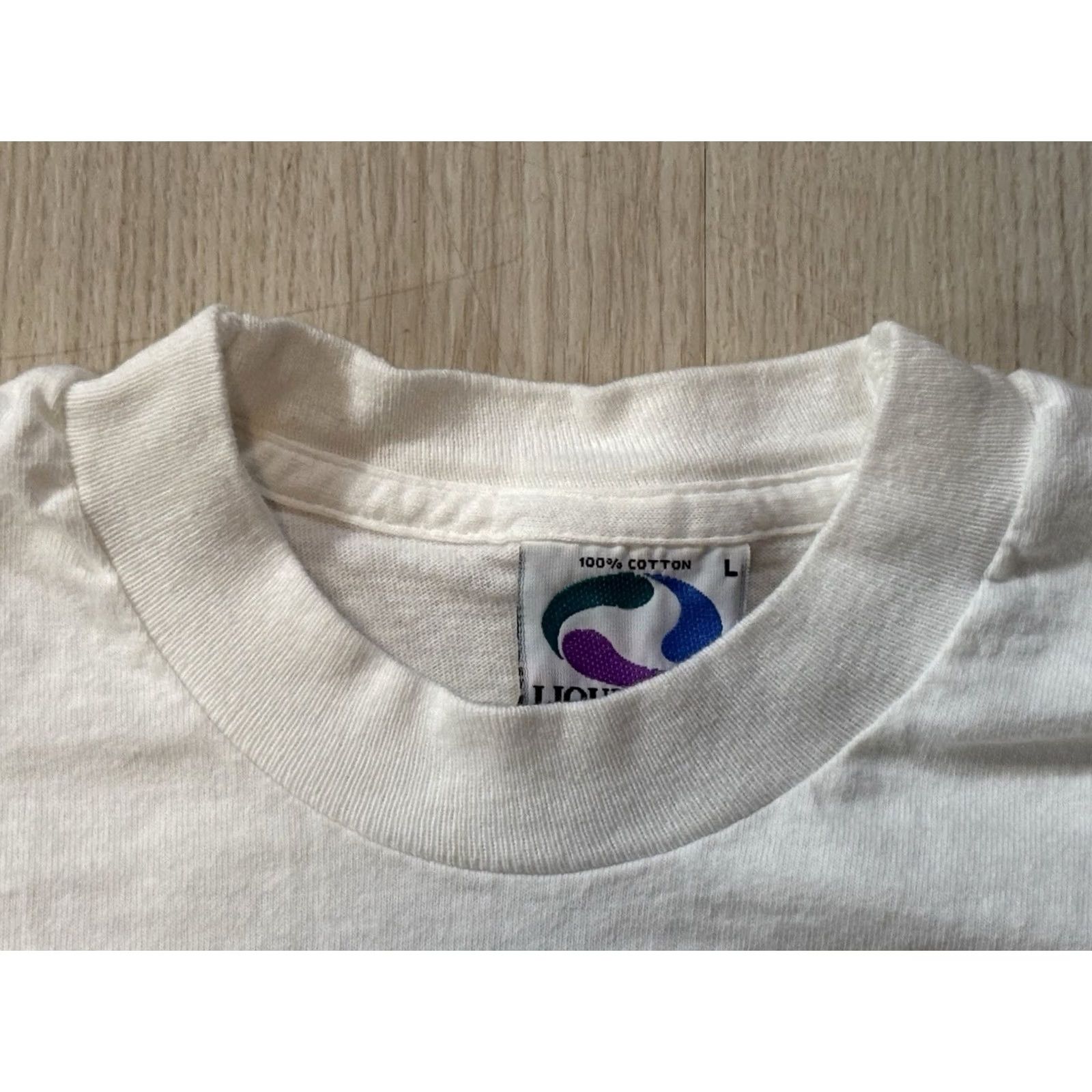 Liquid Blue VINTAGE Grateful Dead Last In, First Out Final Tour Crew Shirt L White 90s Jerry Size US L / EU 52-54 / 3 - 7 Thumbnail