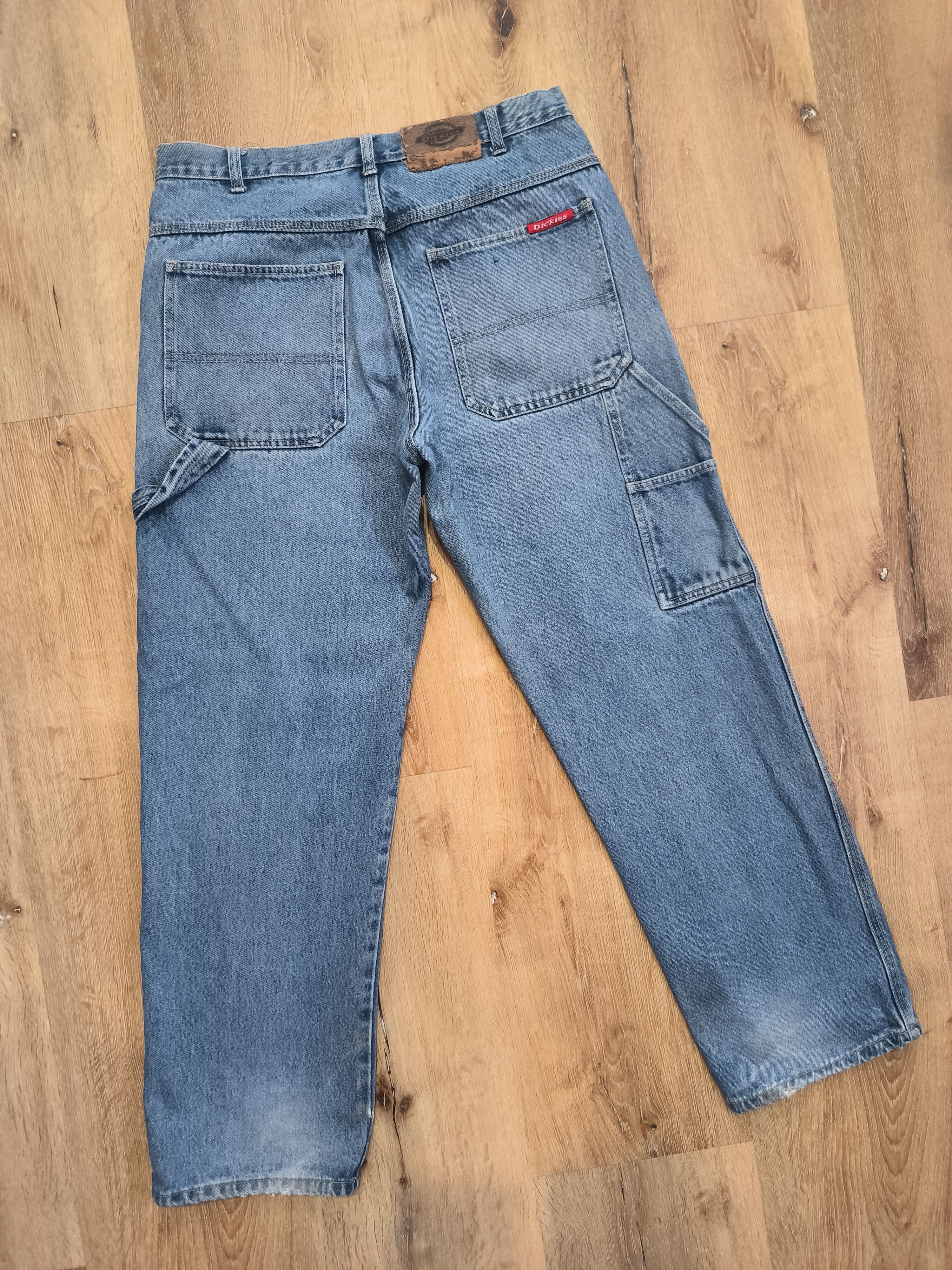 Dickies × Vintage Vintage Dickies Denim Baggy Baby Blue Jeans Pants Size US 34 / EU 50 - 1 Thumbnail