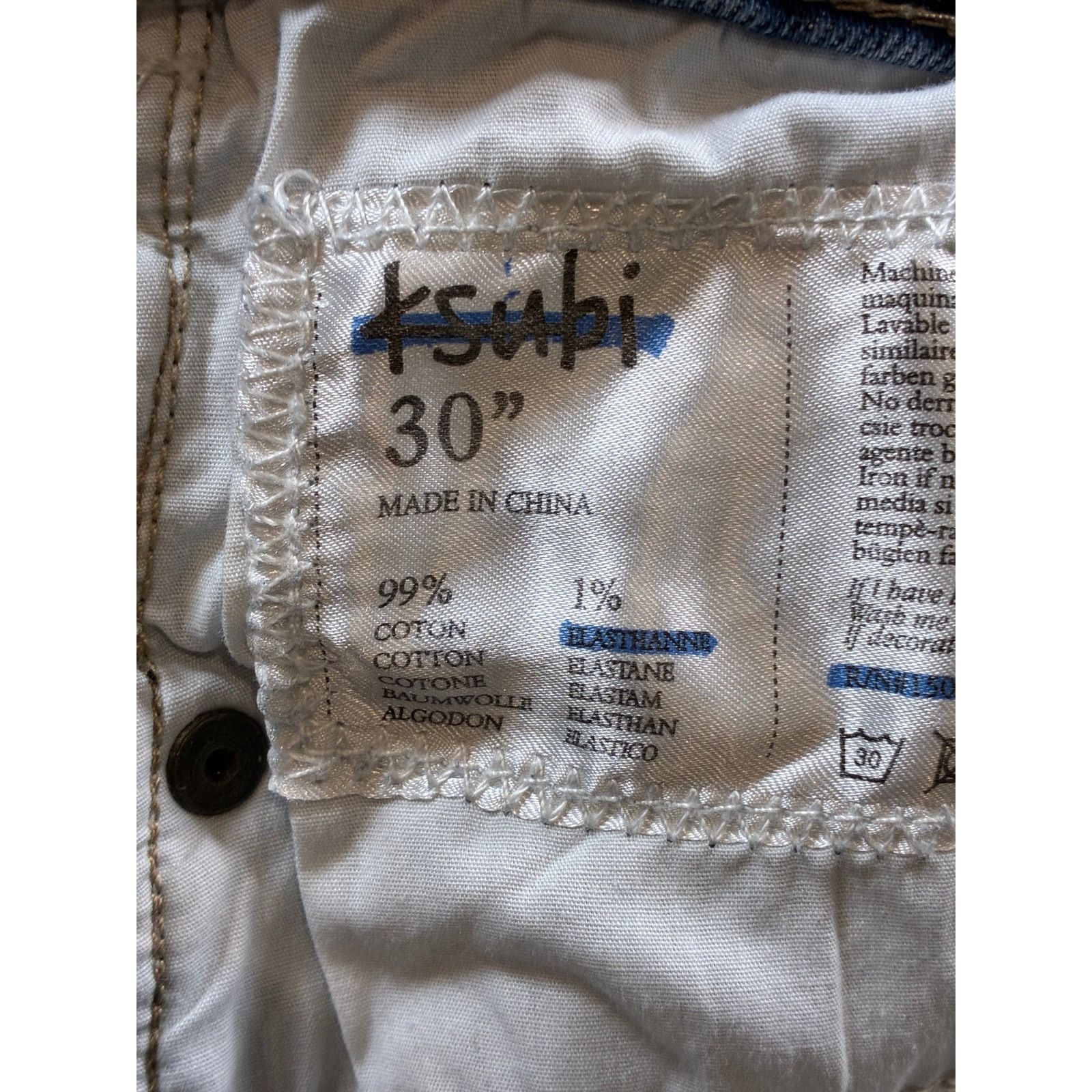 Ksubi Ksubi Light Wash Jeans Size US 30 / EU 46 - 5 Thumbnail