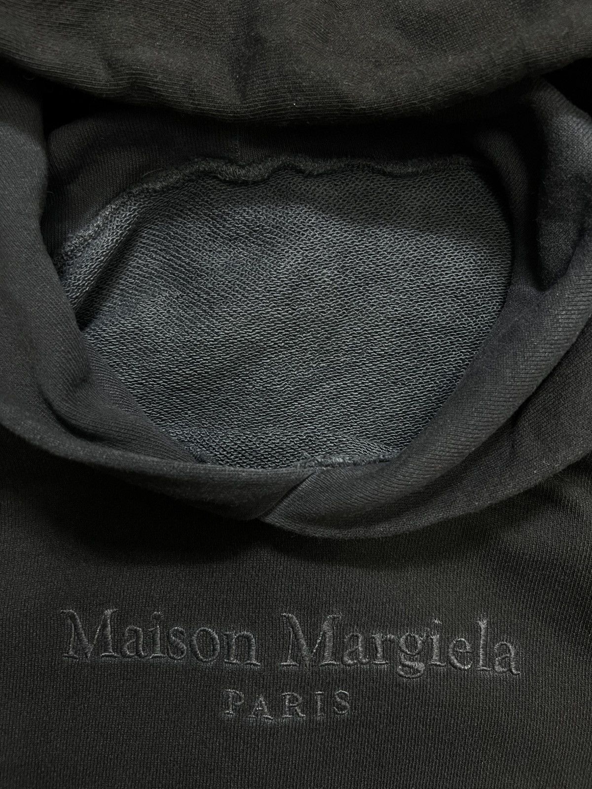 Maison Margiela Maison Margiela Logo Oversized Garment Dye Hooded Sweatshirt Size US S / EU 44-46 / 1 - 12 Thumbnail
