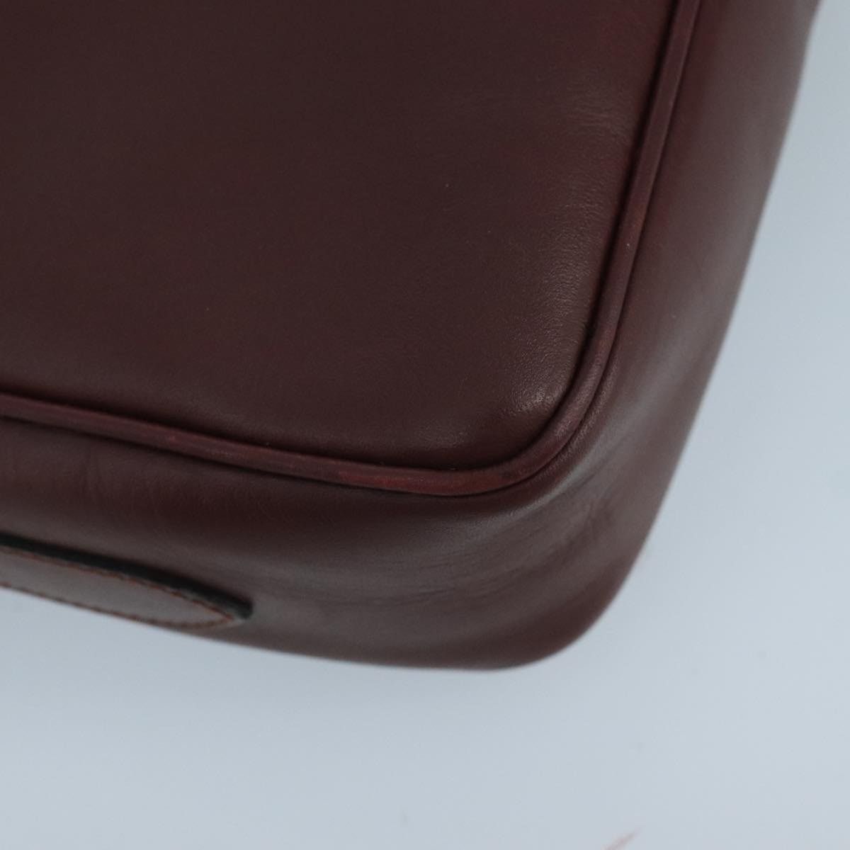 Cartier Cartier Shoulder Bag Leather Bordeaux Gold Size ONE SIZE - 14 Thumbnail