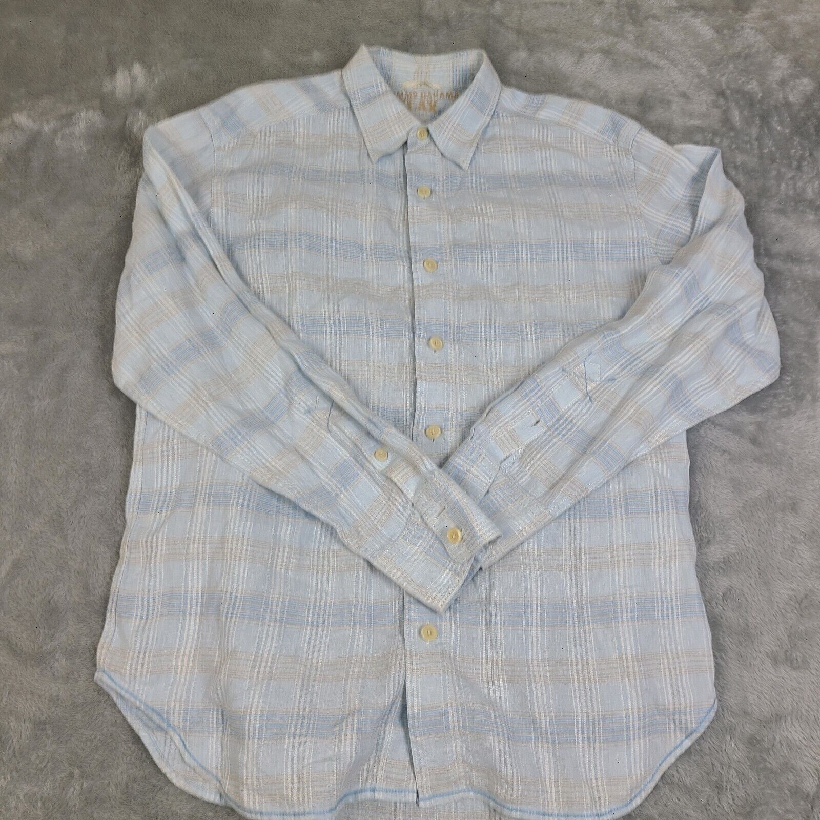 Tommy Bahama Tommy Bahama Hawaiian Sz M Shirt Men Large Blue Hawaiian Sho Size US M / EU 48-50 / 2 - 1 Thumbnail