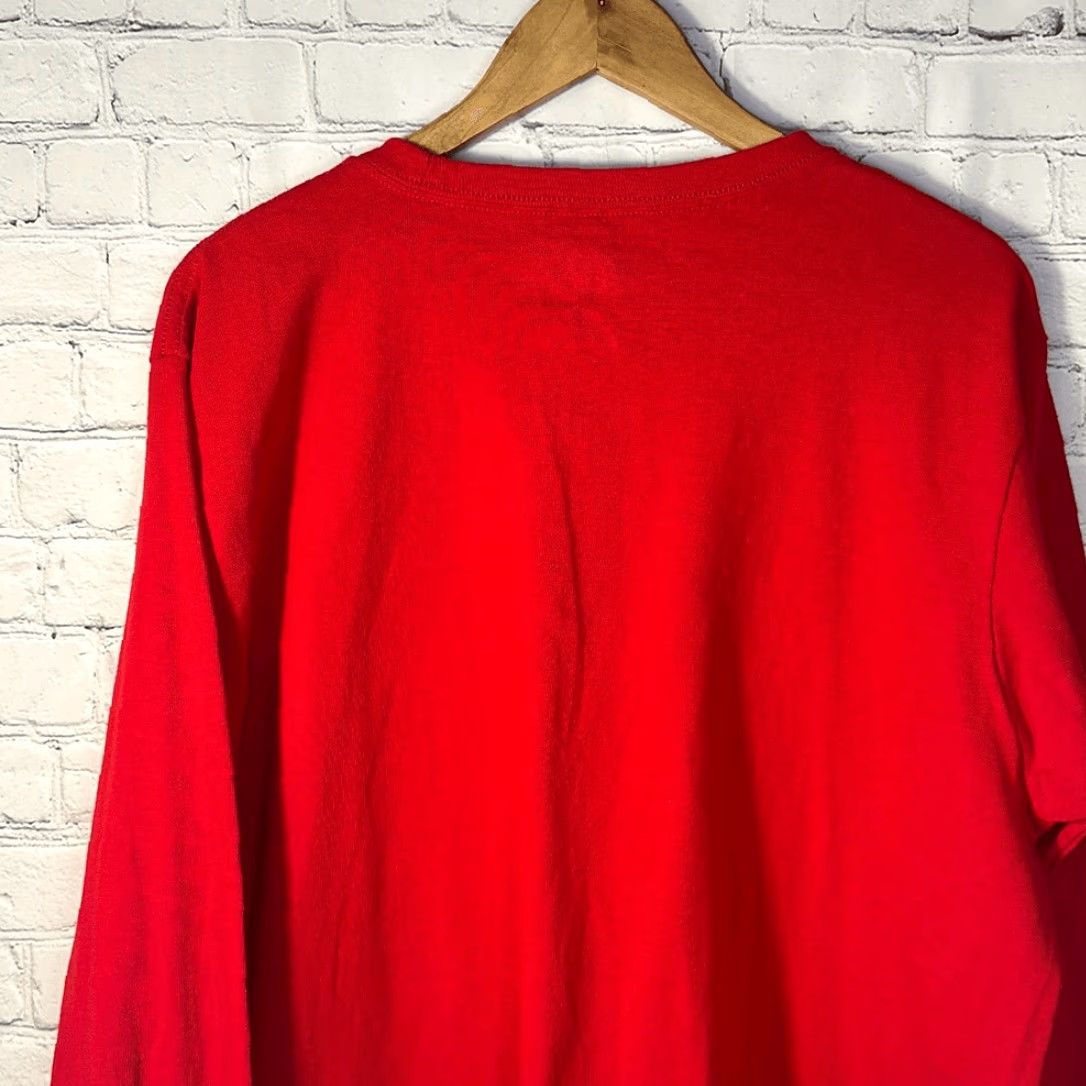 NFL Majestic New England Patriots Shirt Long Sleeve Front Logo NFL Red XL Mens Size US XL / EU 56 / 4 - 3 Thumbnail