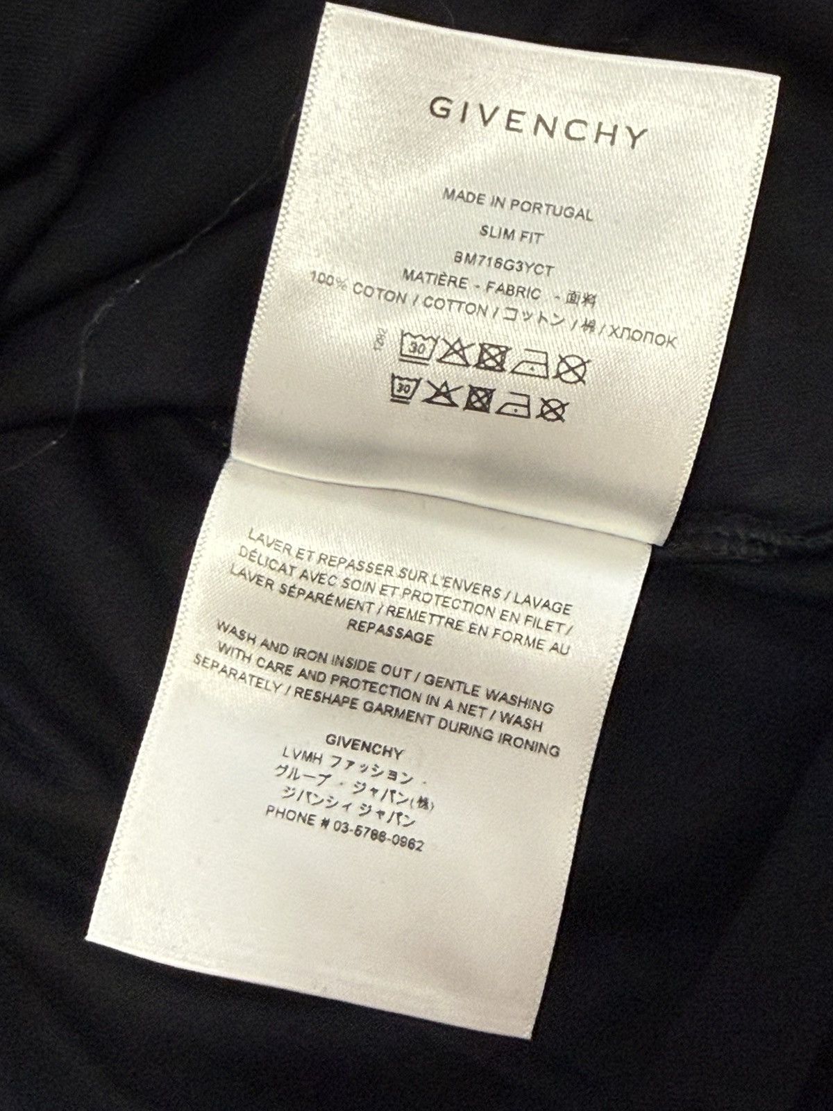 Givenchy Givenchy black t-shirt Size US M / EU 48-50 / 2 - 6 Thumbnail