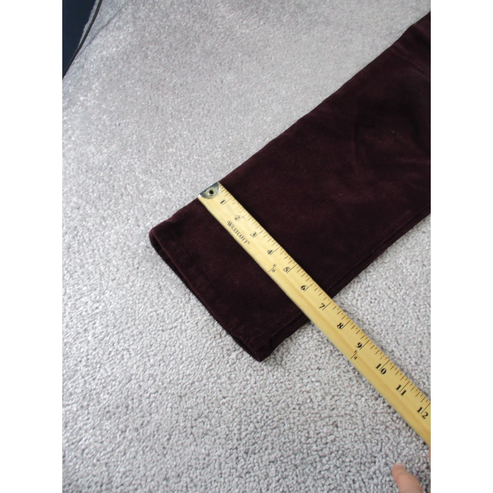Banana Republic VINTAGE Banana Republic Pants Womens 26 Corduroy Slim Fit Button Fly Red Chino Skinny 90s Womens Size 26" / US 2 / IT 38 - 5 Thumbnail