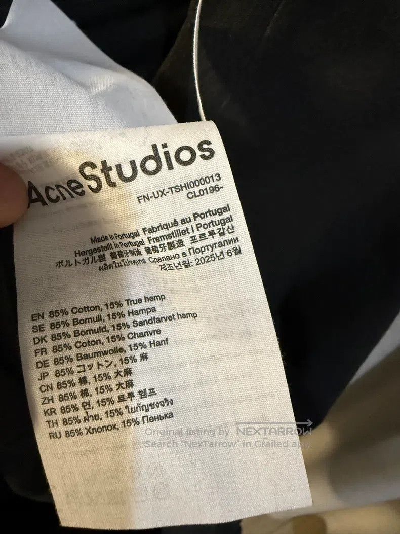 Acne Studios Acne Studios FW22 1996 series letter print round neck shor Size US S / EU 44-46 / 1 - 4 Thumbnail