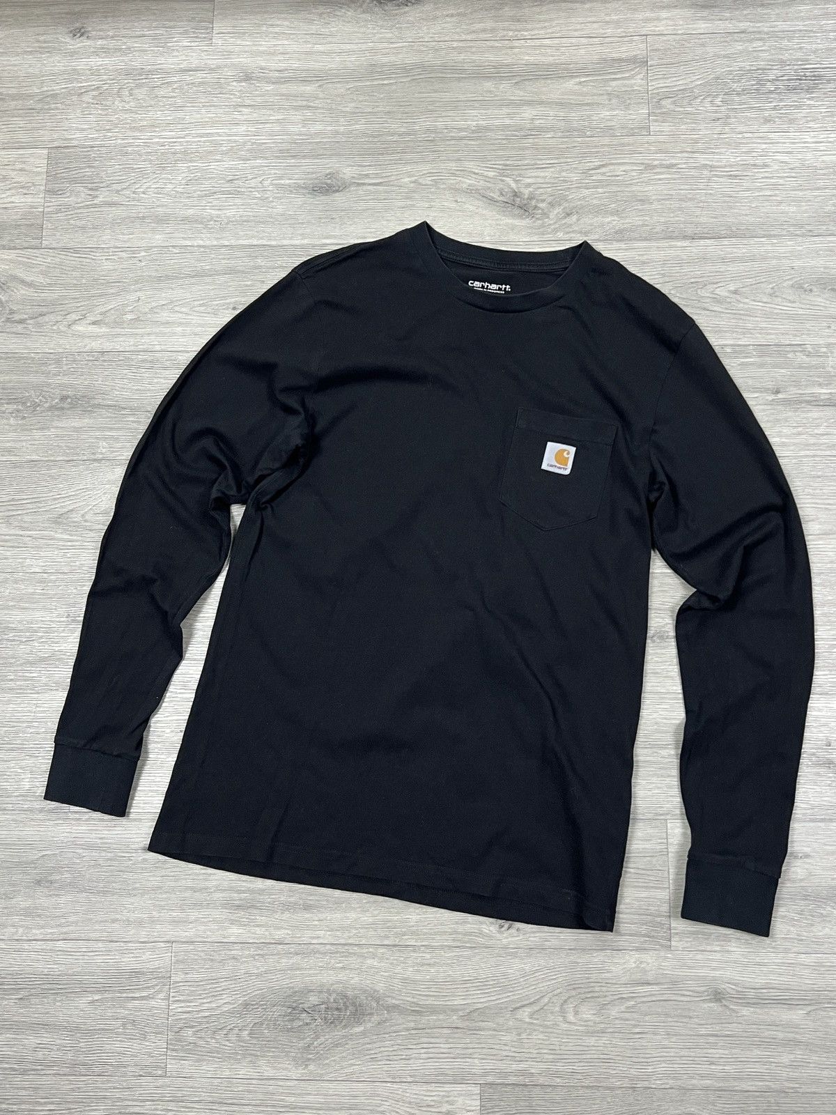 Carhartt Wip Carhartt Men's L/S Pocket T-Shirt Black Size S Long Sleeve Size US S / EU 44-46 / 1 - 2 Thumbnail