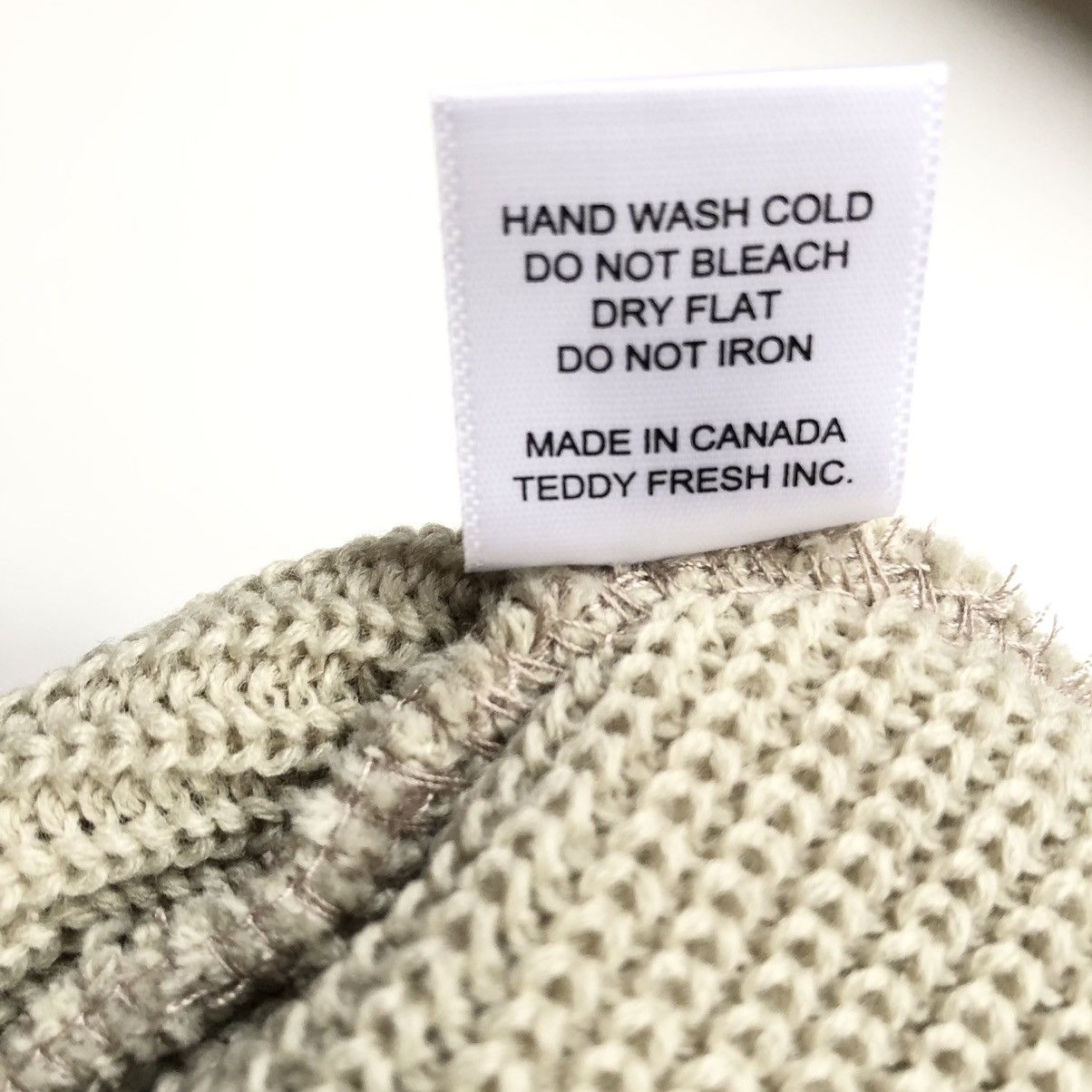 Teddy Fresh FW20 Teddy Fresh Beanie TAUPE Size ONE SIZE - 5 Thumbnail