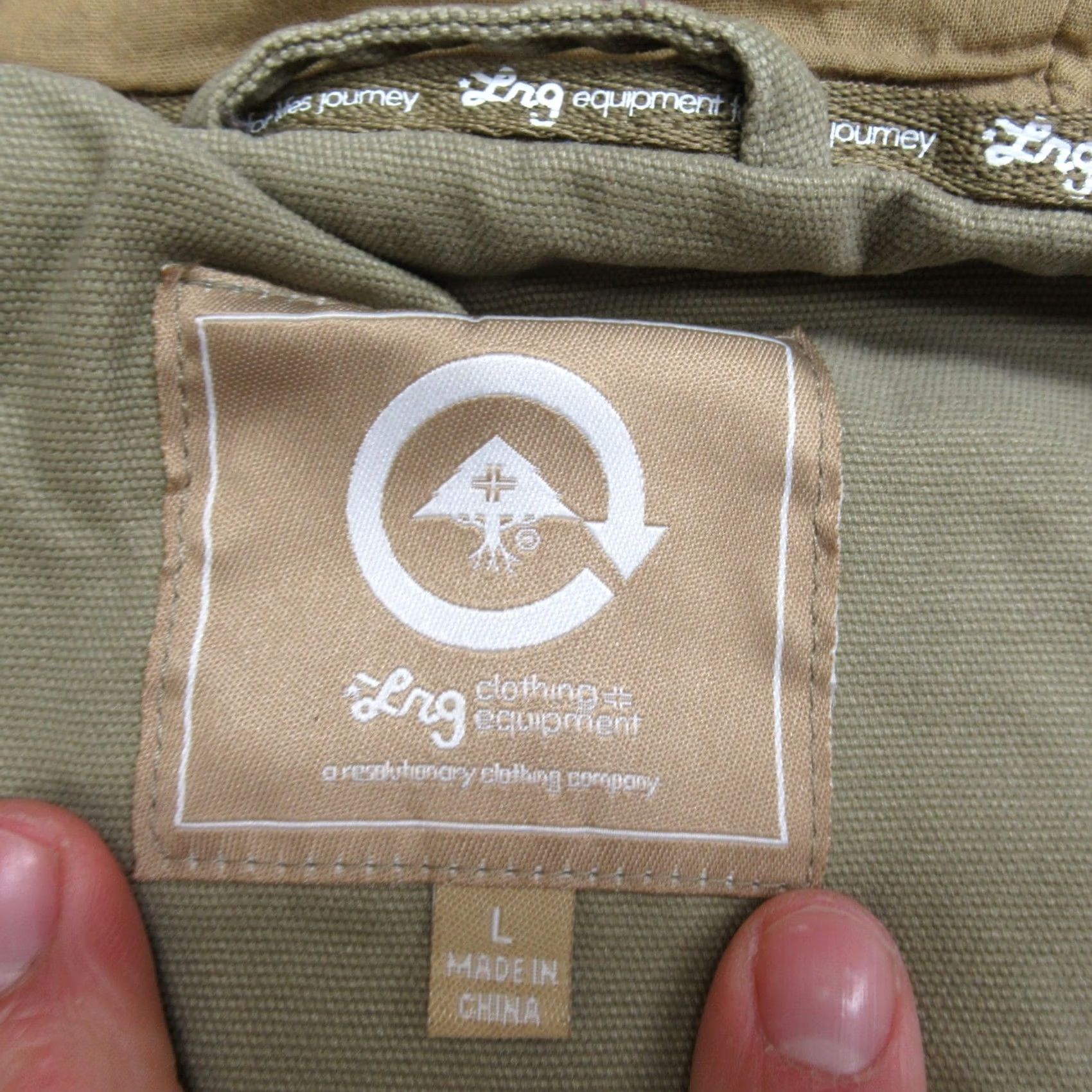 Vintage LRG Mens Large Beige Fleece Hoodie Jacket - Urban Casual Size US L / EU 52-54 / 3 - 4 Thumbnail