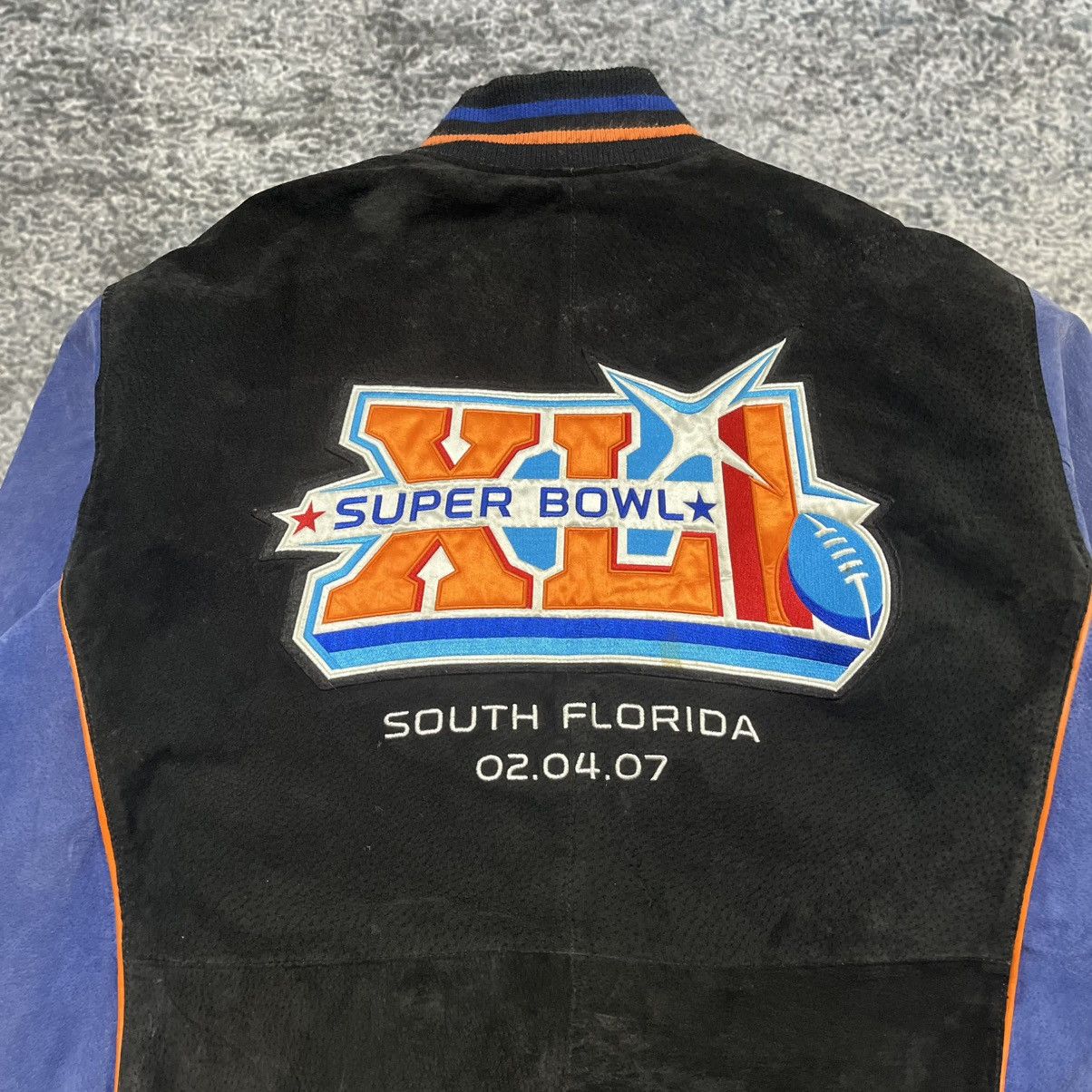 NFL Vintage 2007 Super XLI NFL Suede Leather Jacket Size XL Size US XL / EU 56 / 4 - 12 Thumbnail