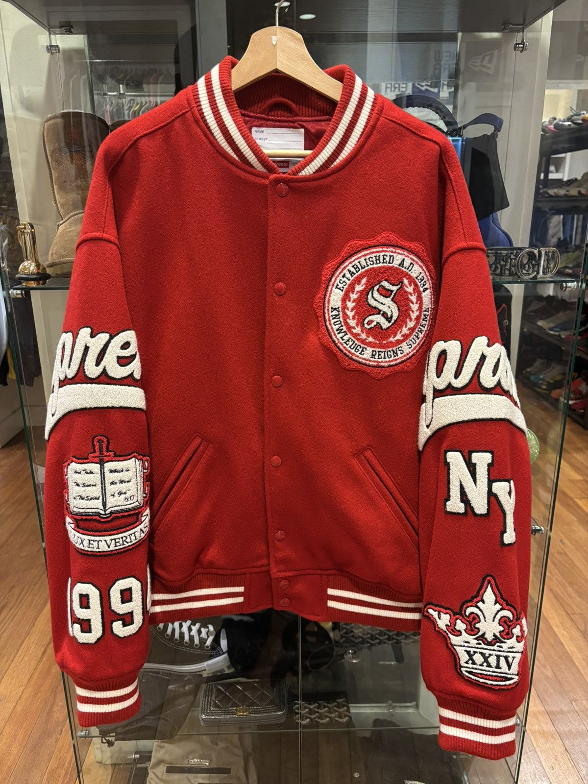 Supreme Supreme 2010 Thrill of Victory Varsity Jacket XL | Grailed