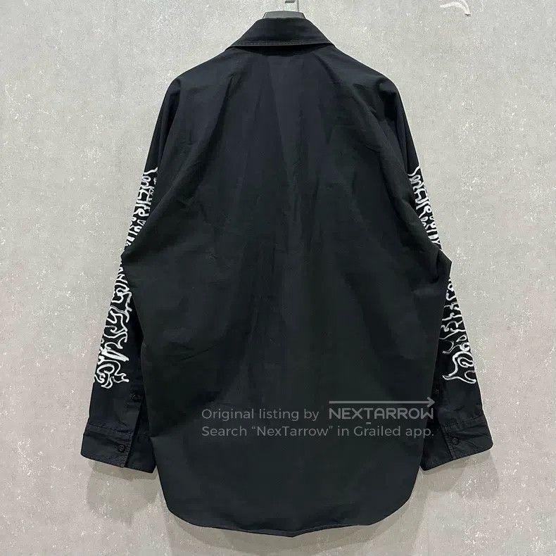 Balenciaga Balenciaga Flame Sanskrit Cotton Long Sleeve Shirt Size US S / EU 44-46 / 1 - 2 Thumbnail