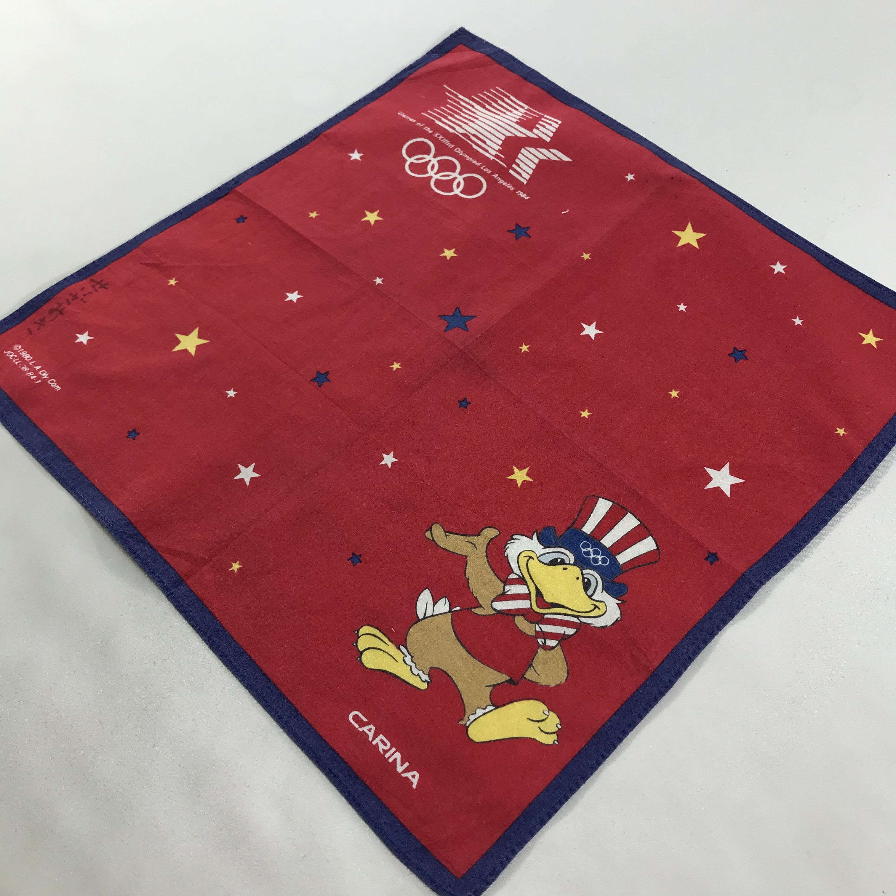 USA Olympics × Vintage LA Olympic Bandana / Handkerchief / Neckerchief - S1910 Size ONE SIZE - 2 Thumbnail