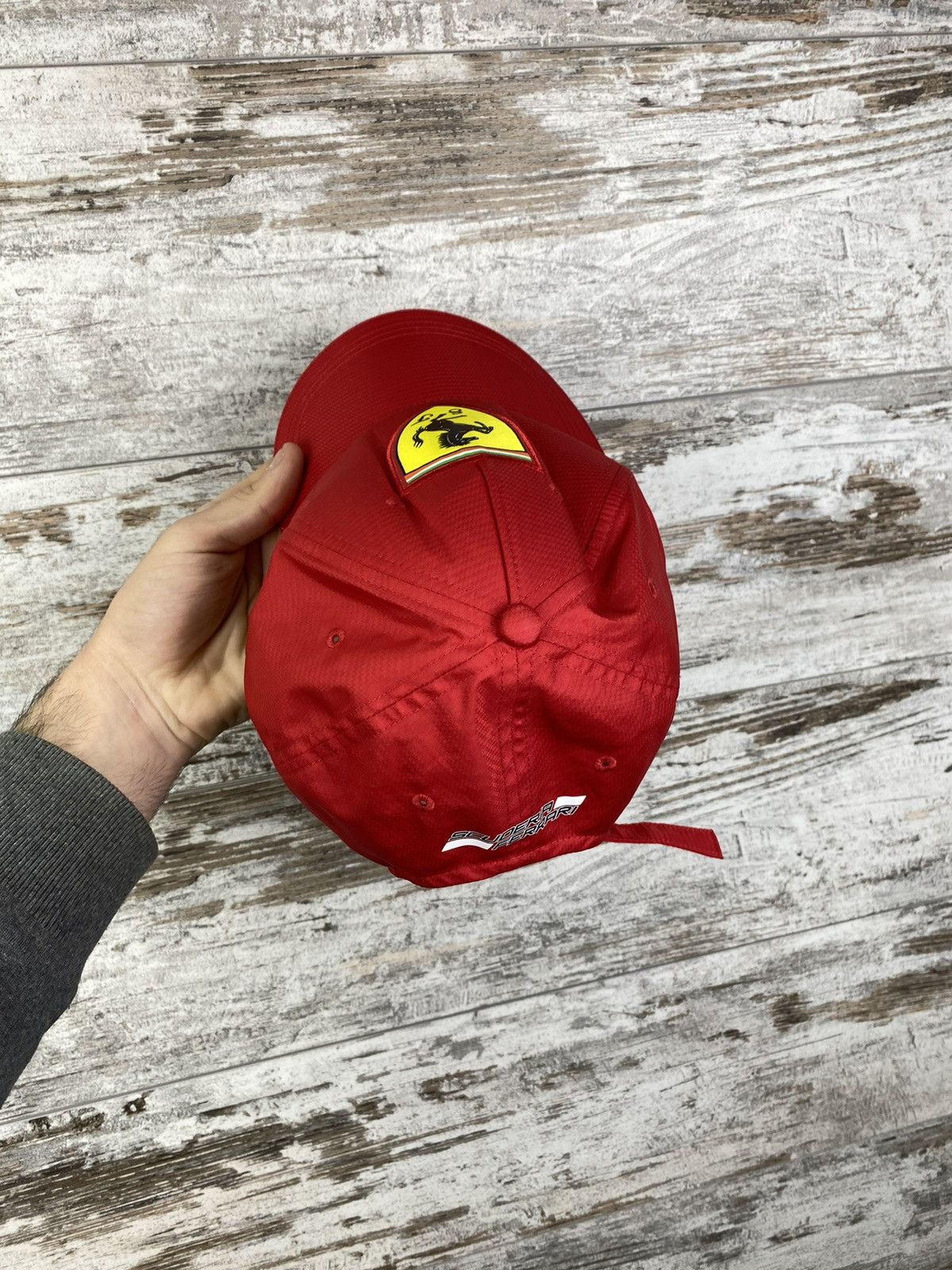 Ferrari × Vintage Mens Vintage Ferrari cap racing hats Size ONE SIZE - 6 Thumbnail