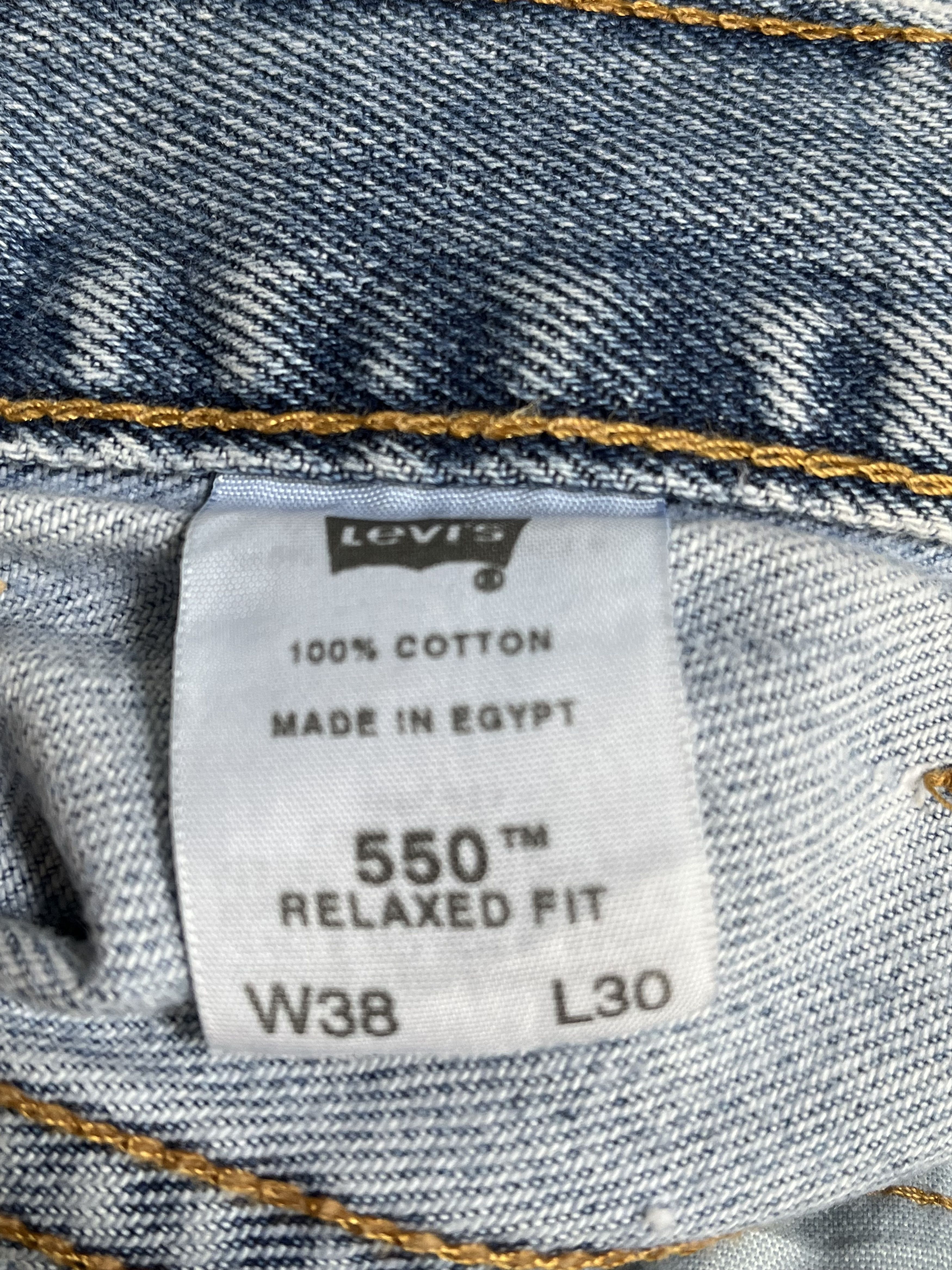 Levi's Vintage Levis 550 Relaxed Fit Jeans - L187 Size US 37 - 15 Thumbnail