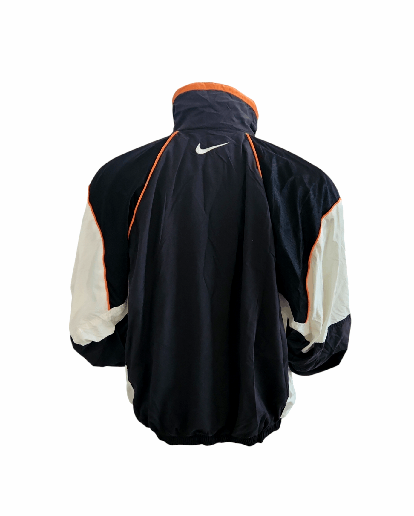 Nike × Vintage Nike Swoosh Vintage 90s Jacket Windbreaker Rare Men's Large Size US L / EU 52-54 / 3 - 3 Thumbnail