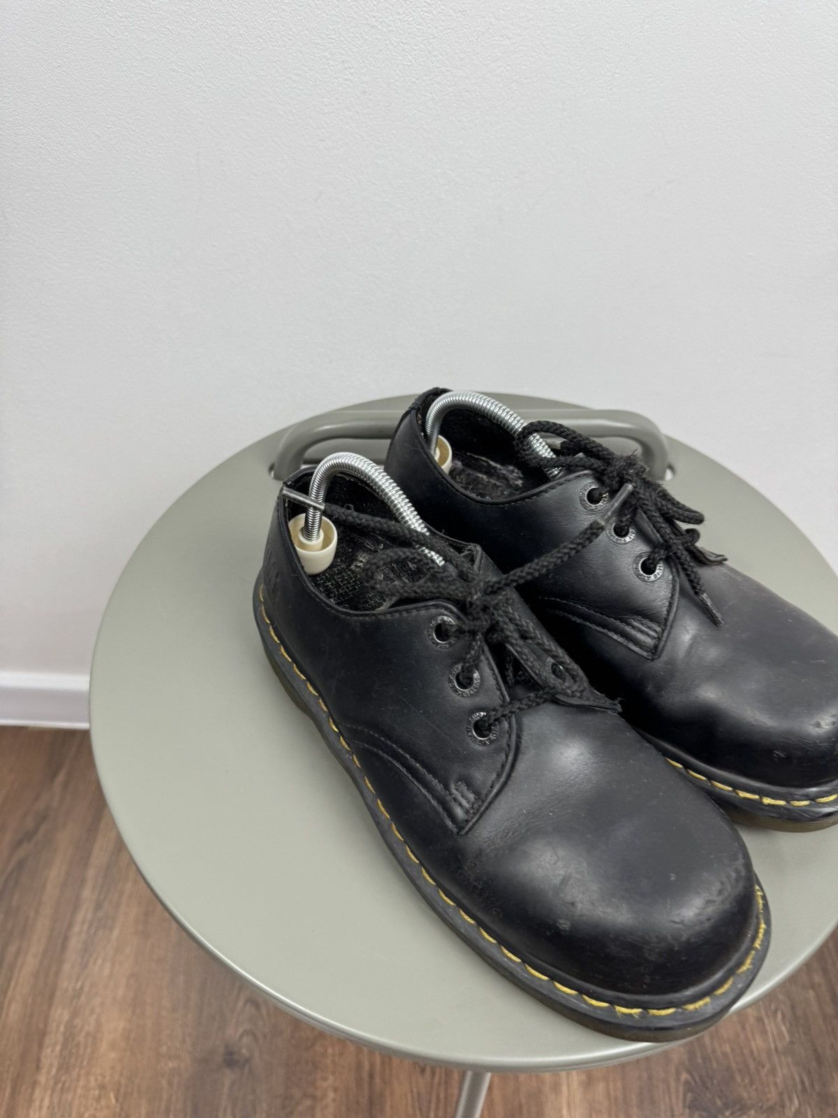 Dr. Martens Vintage Dr Martens 2225 Steel Toe Work Shoes 38 Heavily Worn Size US 7 / IT 37 - 2 Thumbnail