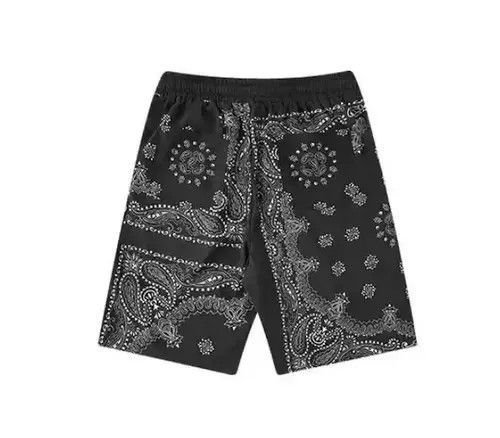 Japanese Brand × Vintage Black Bandana Paisley Shorts Size US 32 / EU 48 - 3 Thumbnail