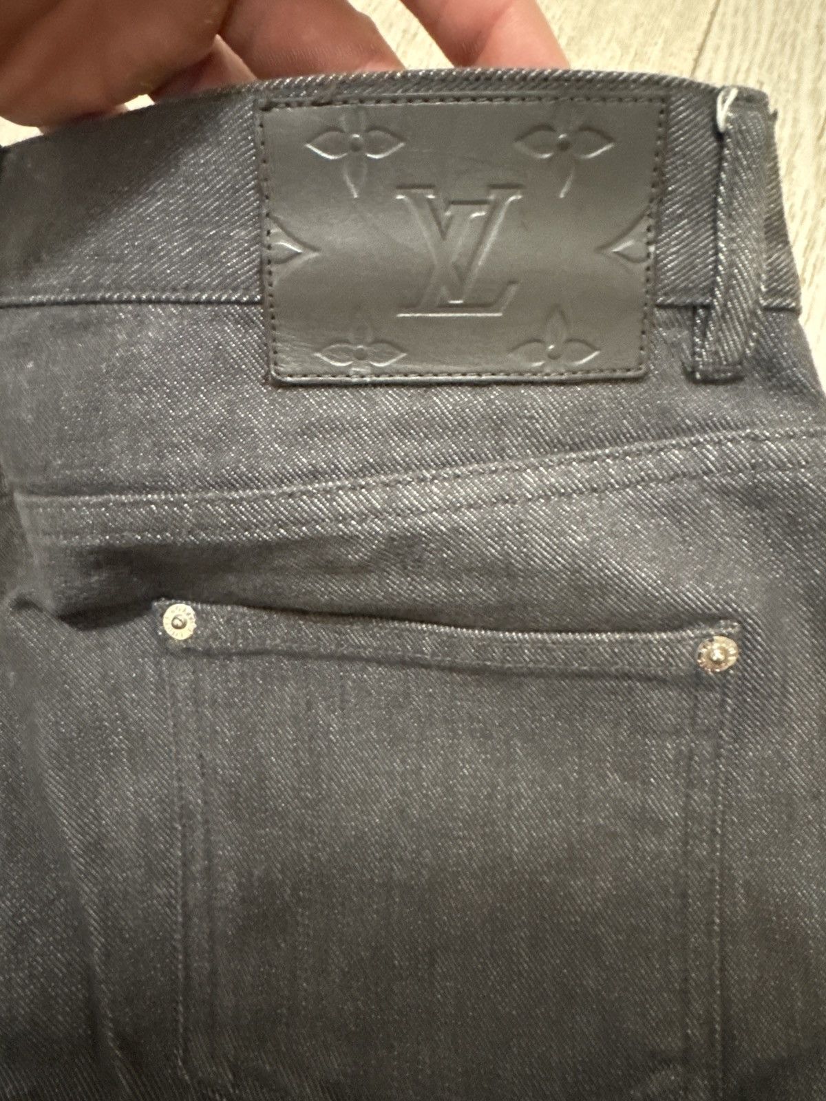 Louis Vuitton LV grey denim Size US 30 / EU 46 - 1 Thumbnail