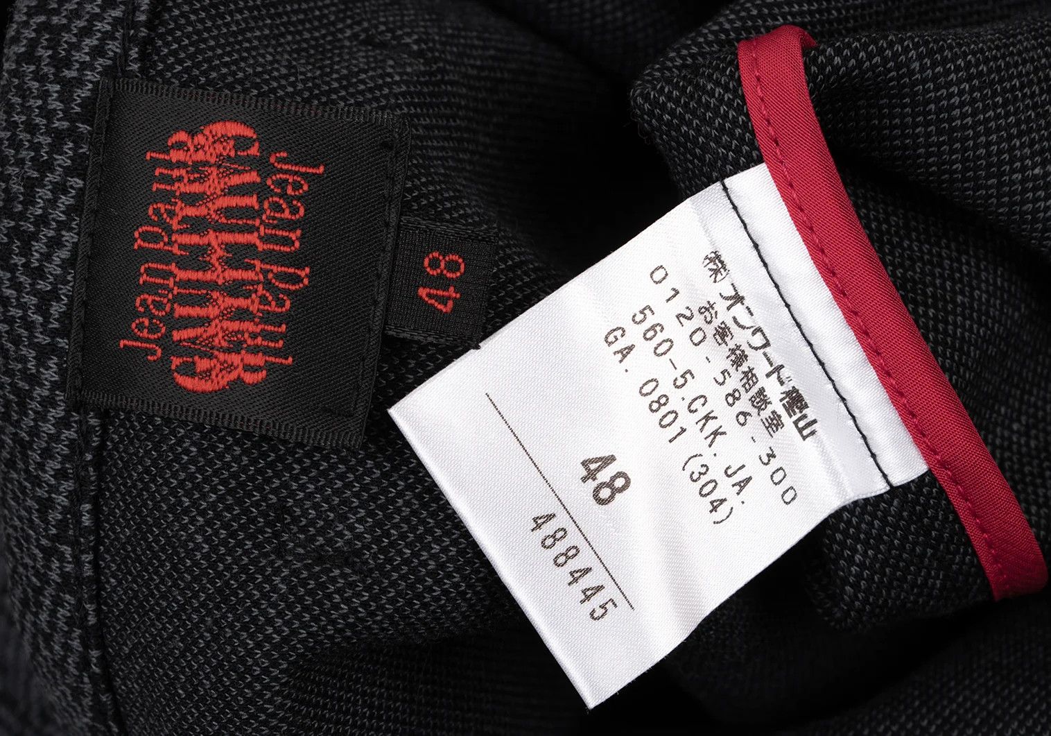 Jean Paul Gaultier Epitome Print Cotton Cut and Sew Top in Gray and Black Size US M / EU 48-50 / 2 - 13 Thumbnail