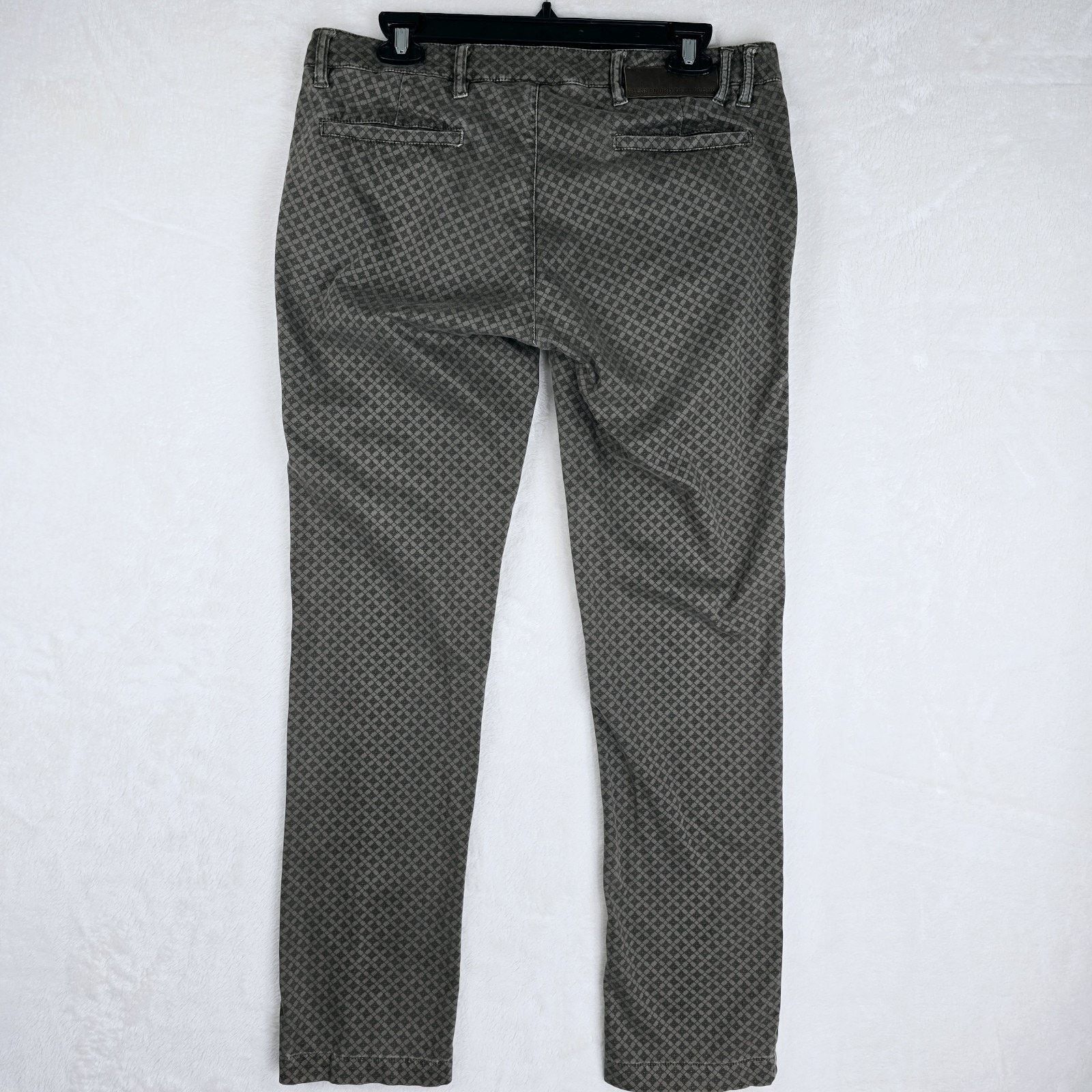 Other Alessandro Dell'Acqua Brown Geometric AOP Pants Sz 34 34x29 Size 34" / US 12 / IT 48 - 10 Thumbnail