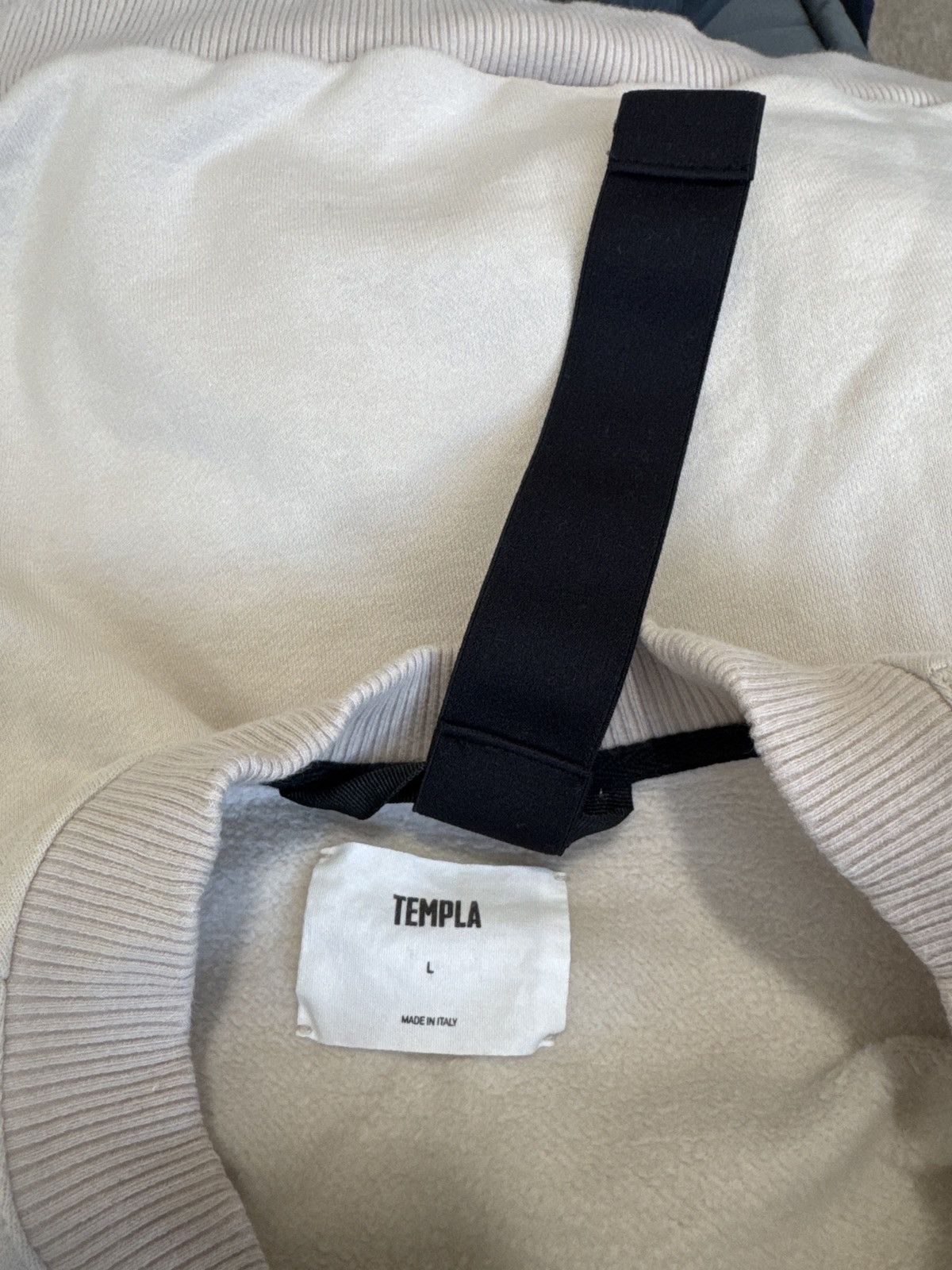 Templa Templa Beige Layered Sweatshirt Size US L / EU 52-54 / 3 - 9 Thumbnail