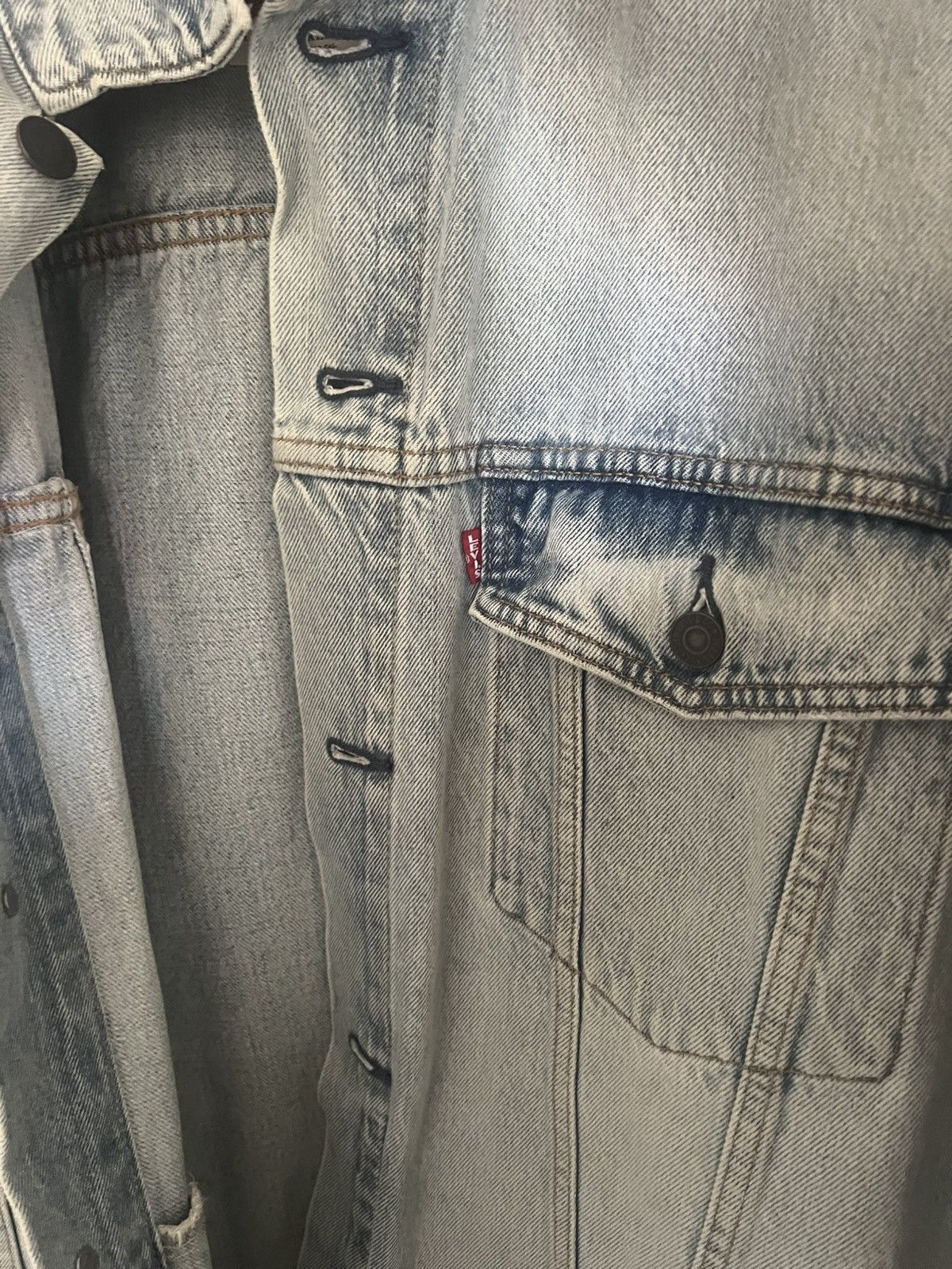 Levi's DENIM 5XL LEVIS TRUCKER JEAN JACKET Size US XXL / EU 58 / 5 - 5 Thumbnail